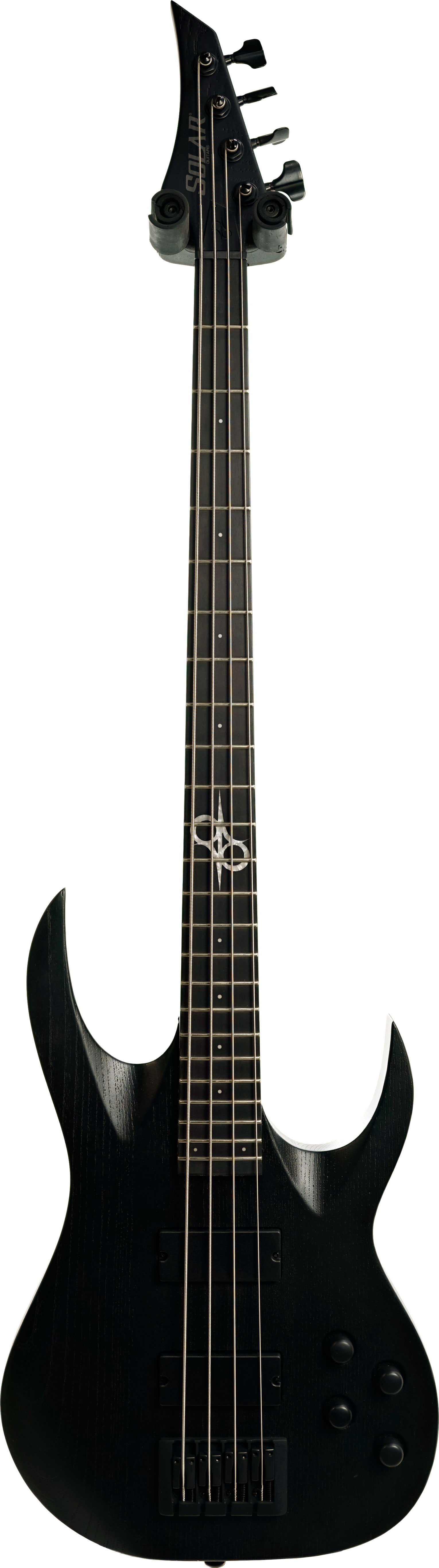 Solar Guitars AB2.4BOP Black Open Pore (Pre-Owned) #IW24120565