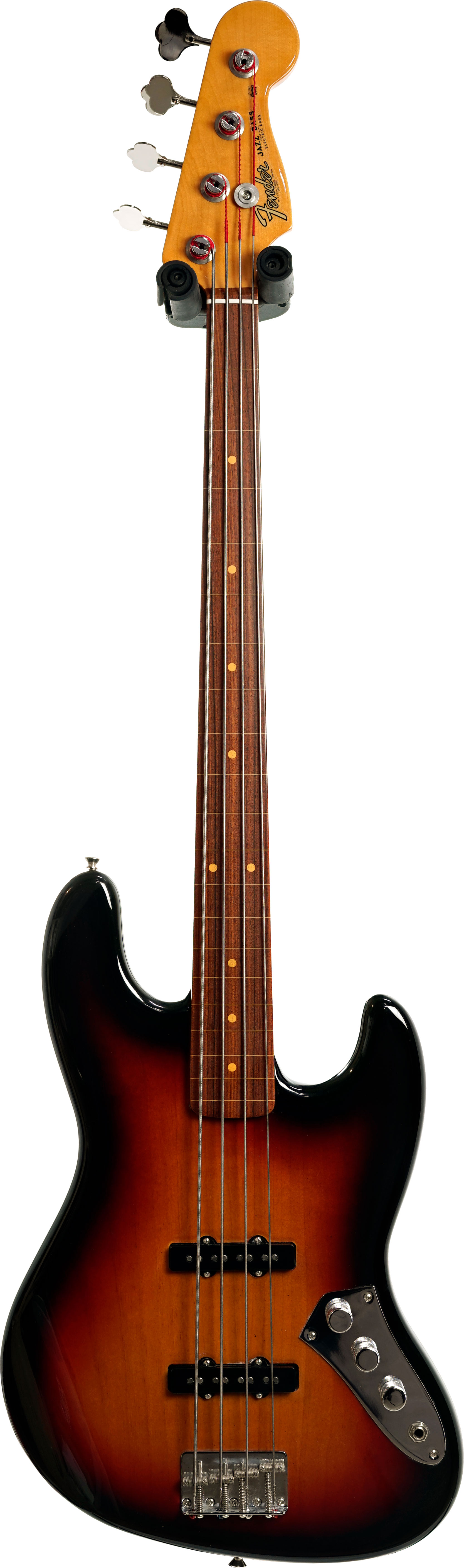 Fender Artist Jaco Pastorius Jazz Bass 3 Colour Sunburst (Pre-Owned) #T903112