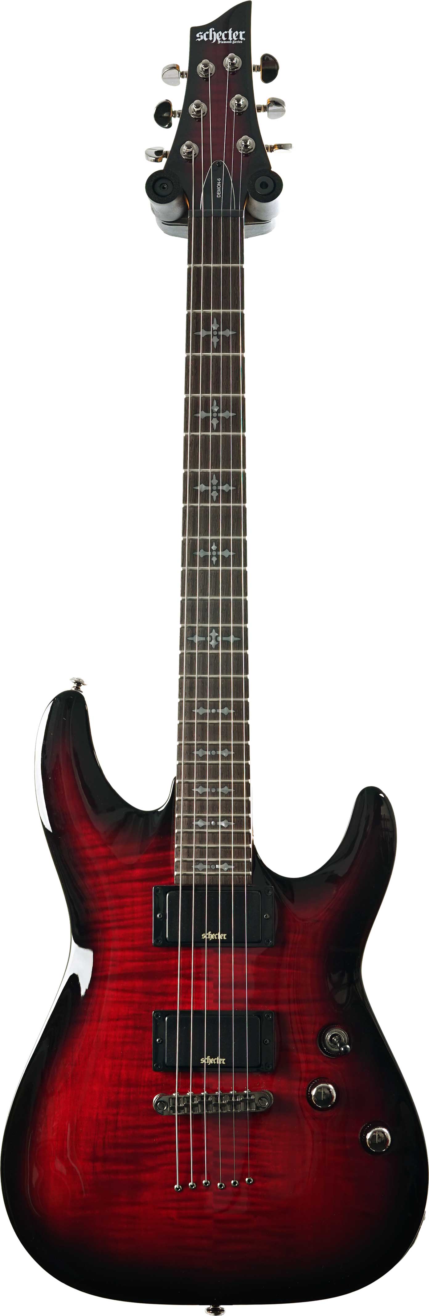 Schecter 2018 Demon-6 Crimson Red Burst (Pre-Owned) #IW20121915