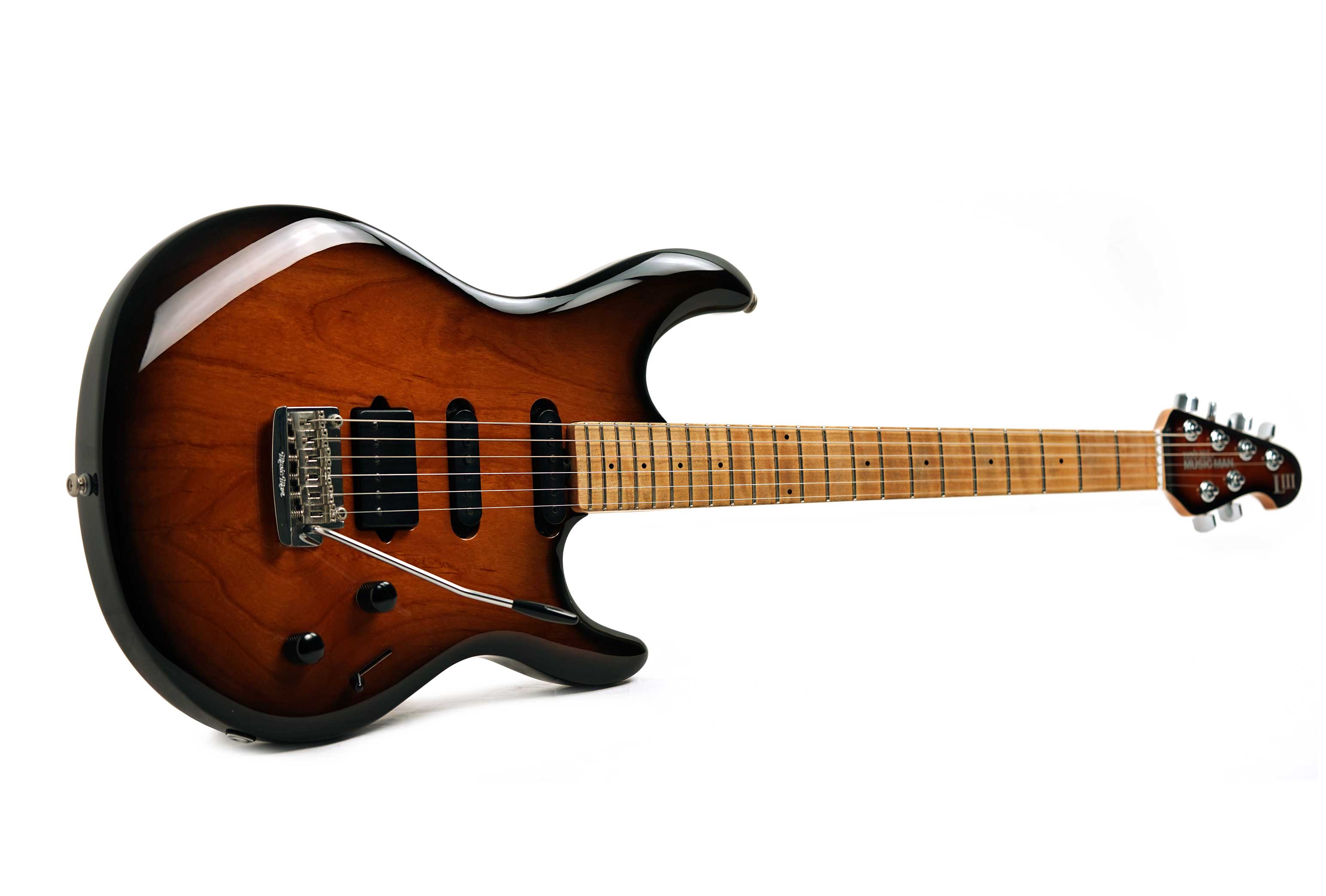 Music Man 2015 Luke III HSS Vintage Tobacco Burst Roasted Maple (Pre-Owned) #G74079