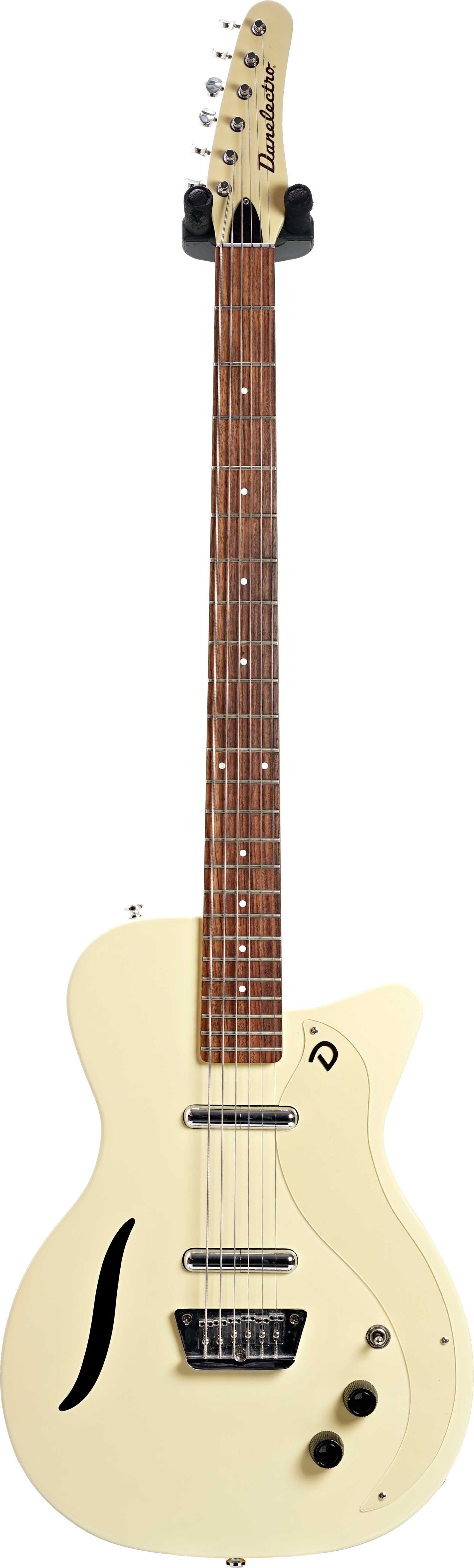 Danelectro DGB56VW 56 Vintage Baritone Guitar Vintage White (Pre-Owned) #070385