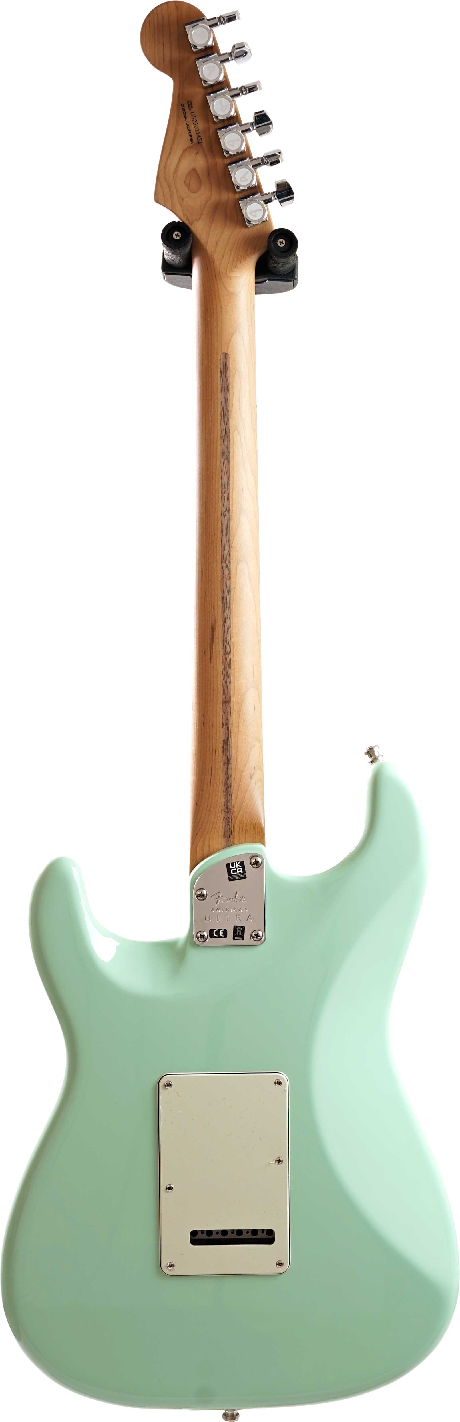 Fender American Ultra Stratocaster Maple Fingerboard Surf Green (Pre-Owned) #US23031452
