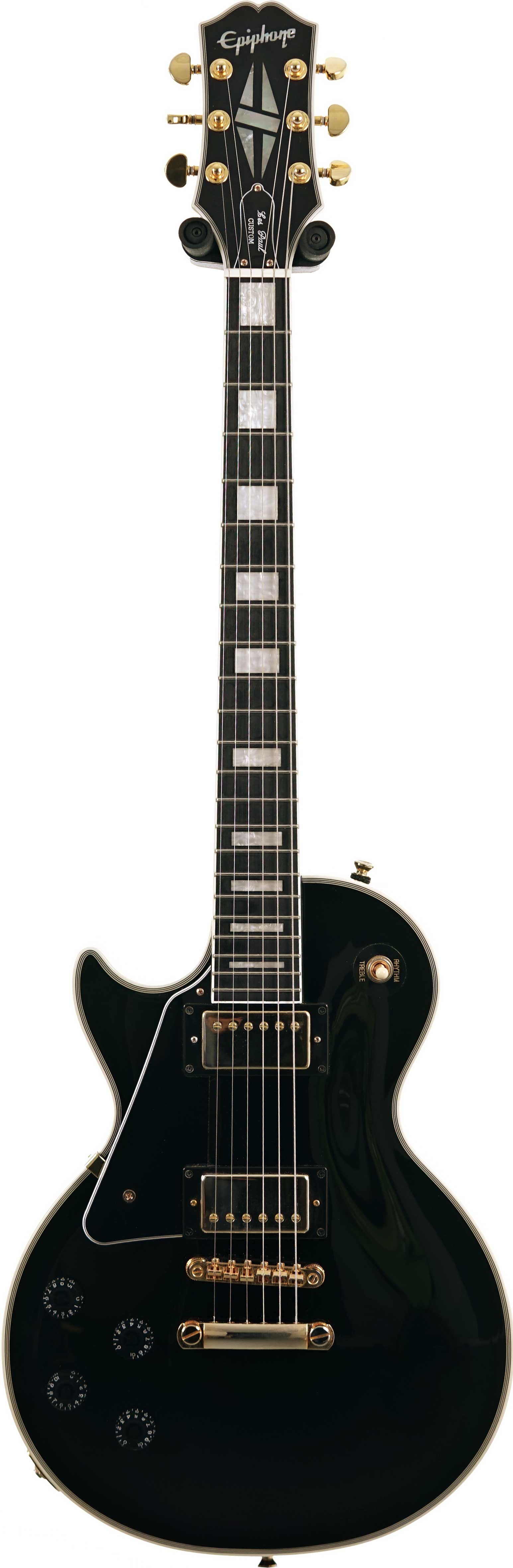 Epiphone 2024 Inspired by Gibson Les Paul Custom Ebony Left Handed (Pre-Owned) #24101530783