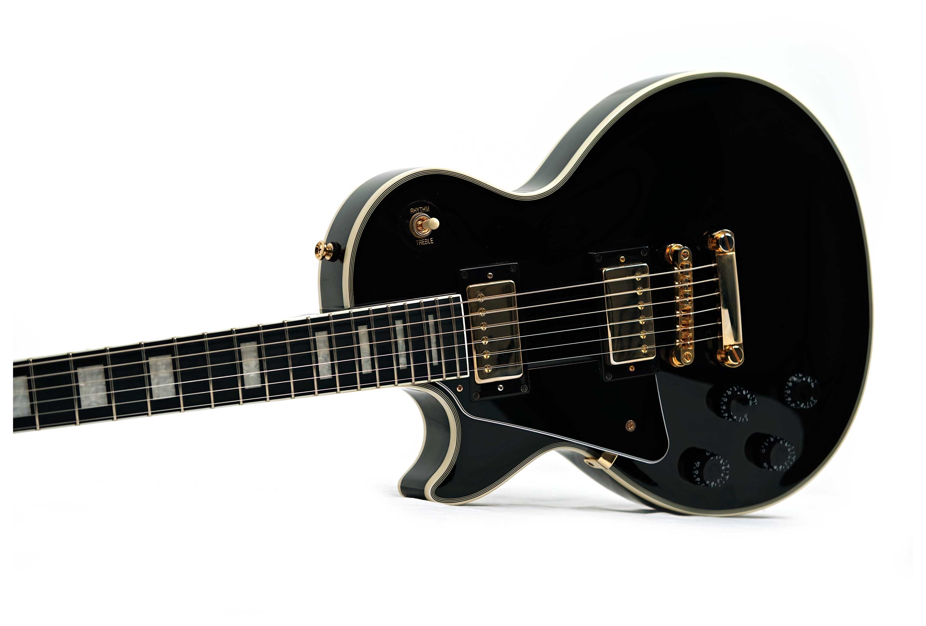 Epiphone 2024 Inspired by Gibson Les Paul Custom Ebony Left Handed (Pre-Owned) #24101530783