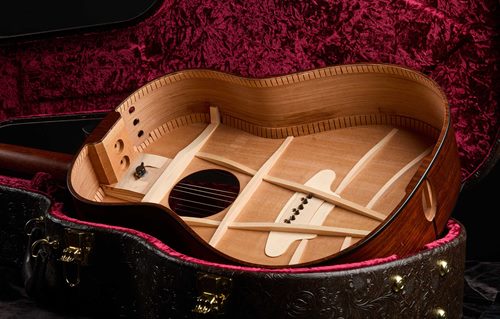 A look inside a Taylor acoustic