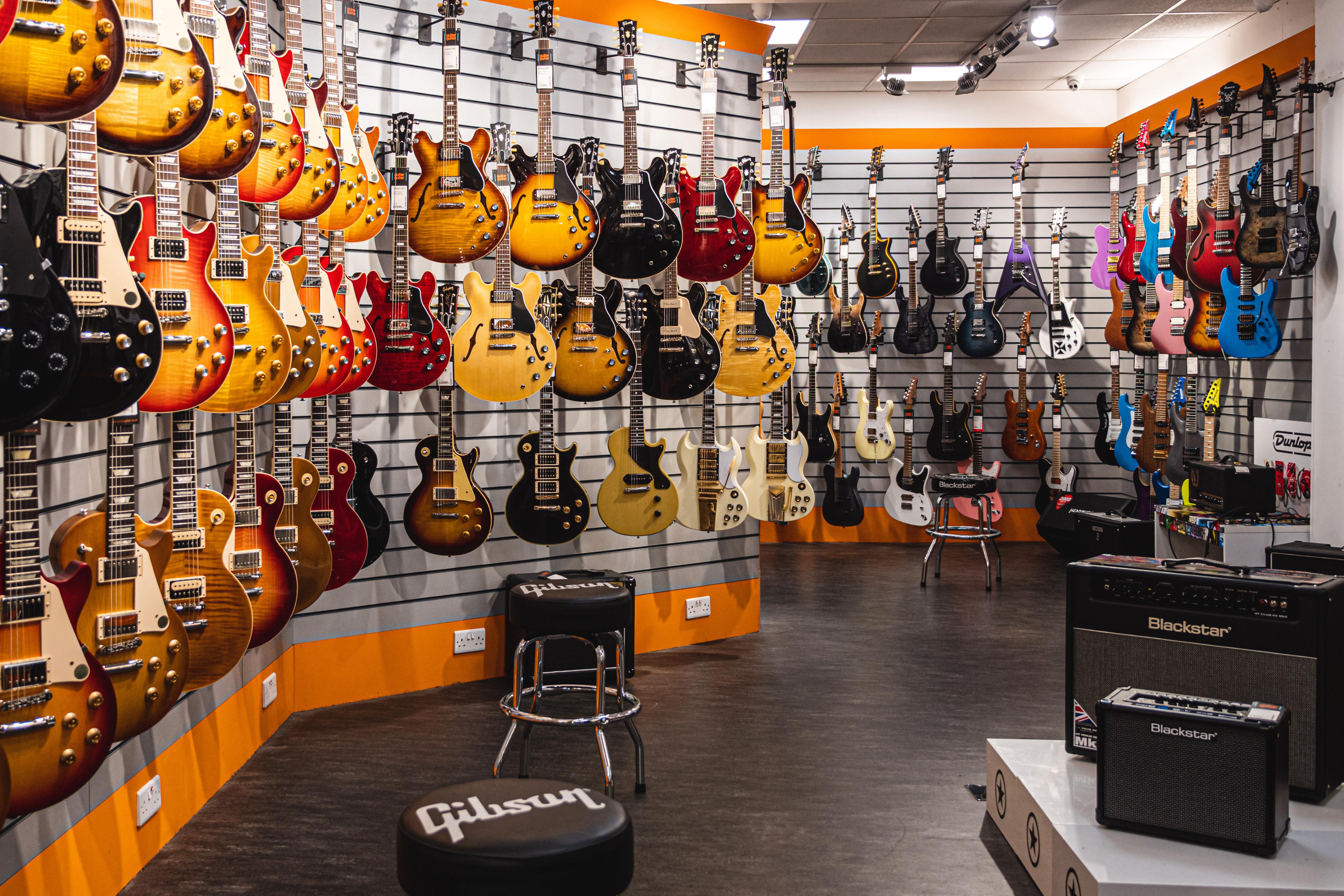 Electric guitar deals store