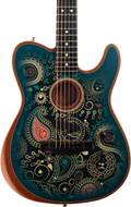 Fender 2022 FSR American Acoustasonic Telecaster Blue Paisley (Pre-Owned)