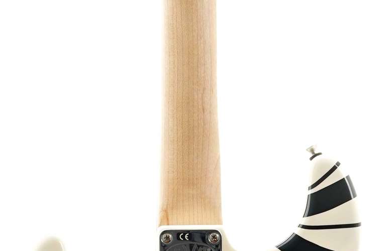 EVH Striped Series White with Black Stripes (Pre-Owned) #EVH2110580 EVH Striped Series White with Black Stripes (Pre-Owned) #EVH2110580