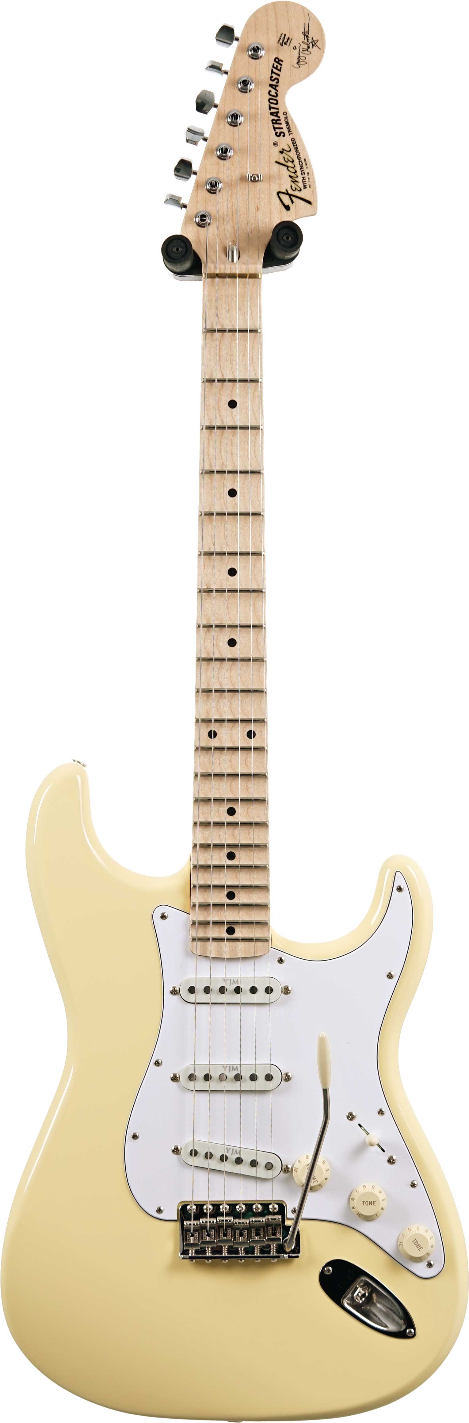 Fender Yngwie Malmsteen Stratocaster Vintage White Maple Fingerboard #US25104824