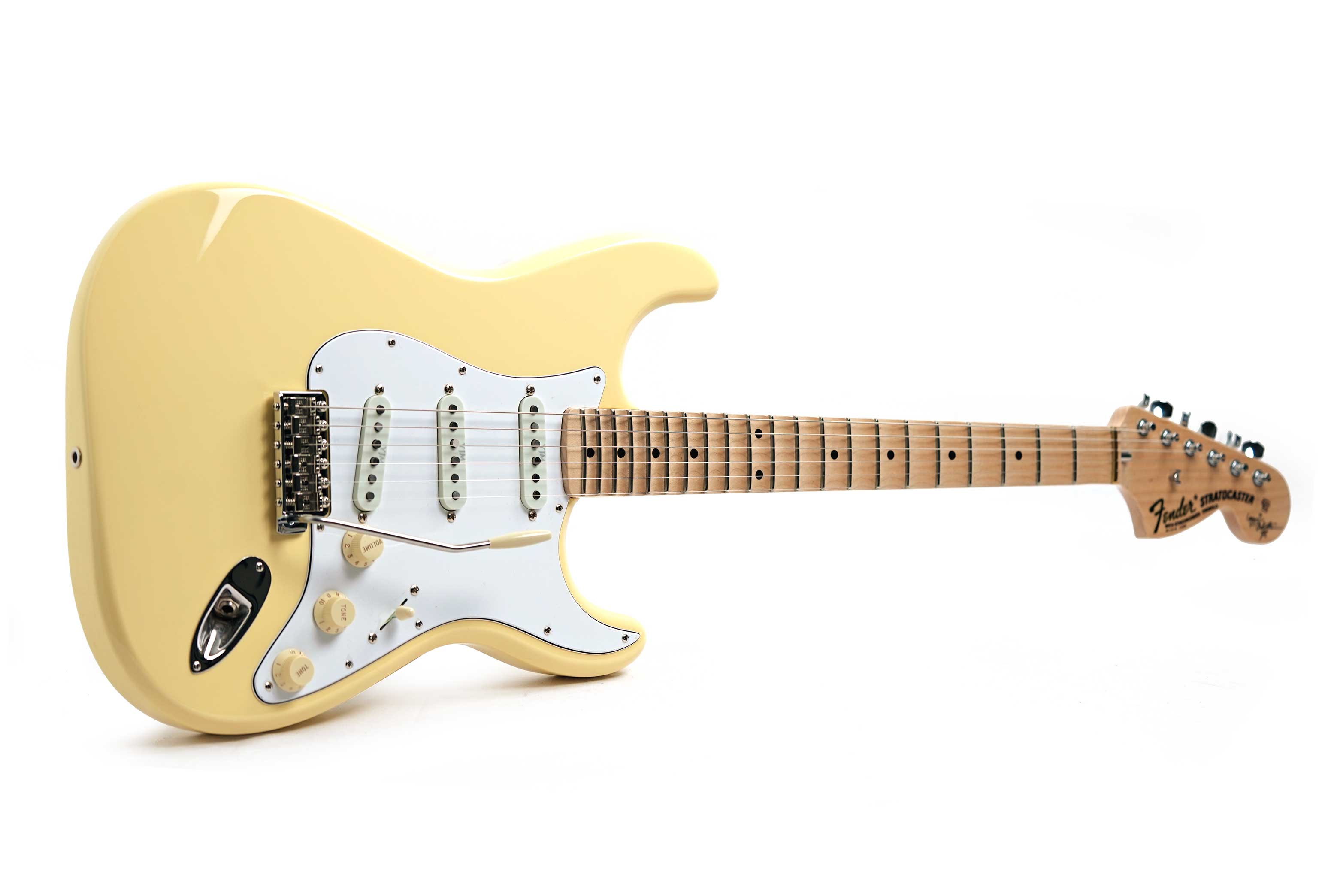 Fender Yngwie Malmsteen Stratocaster Vintage White Maple Fingerboard #US25104824