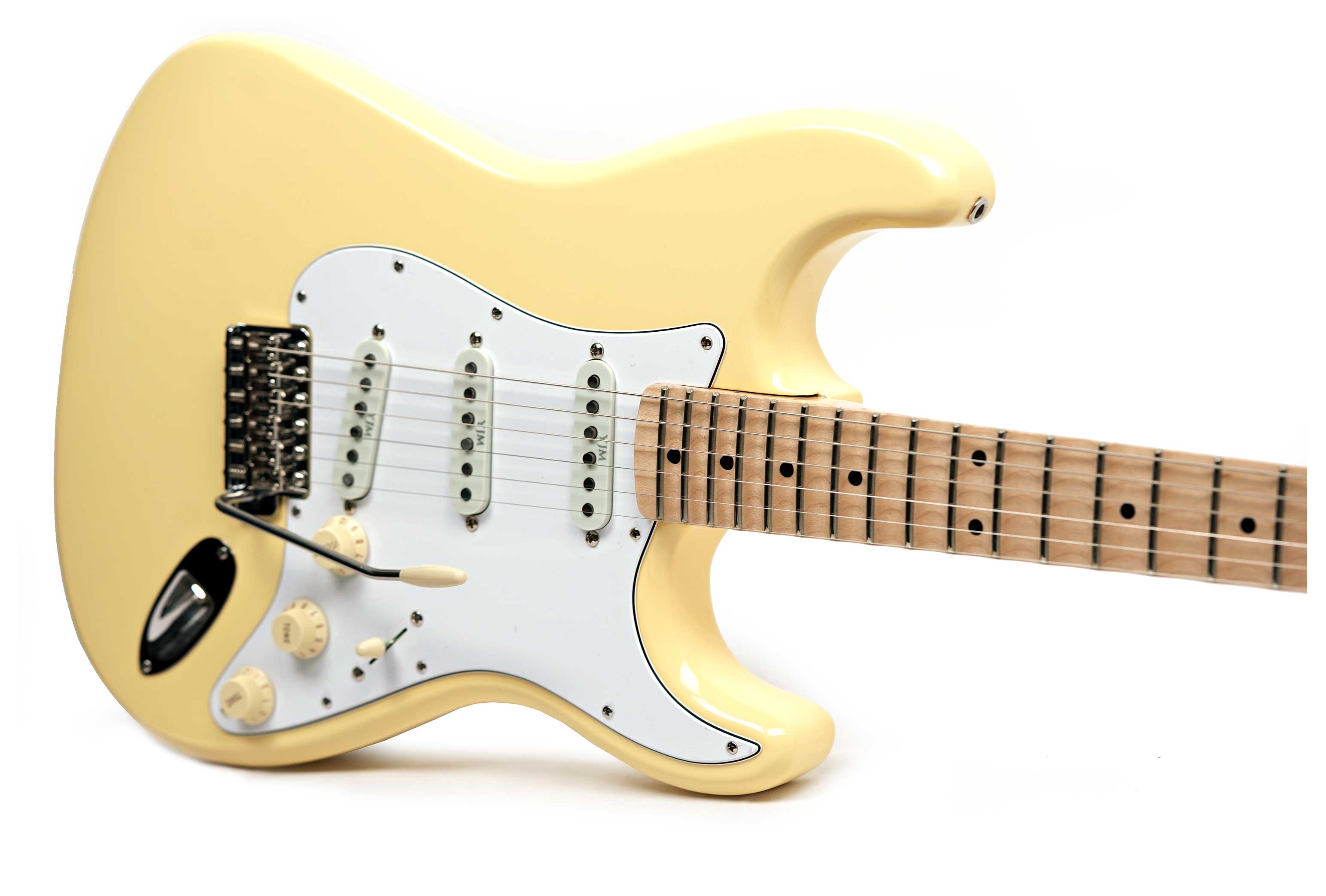 Fender Yngwie Malmsteen Stratocaster Vintage White Maple Fingerboard #US25104824