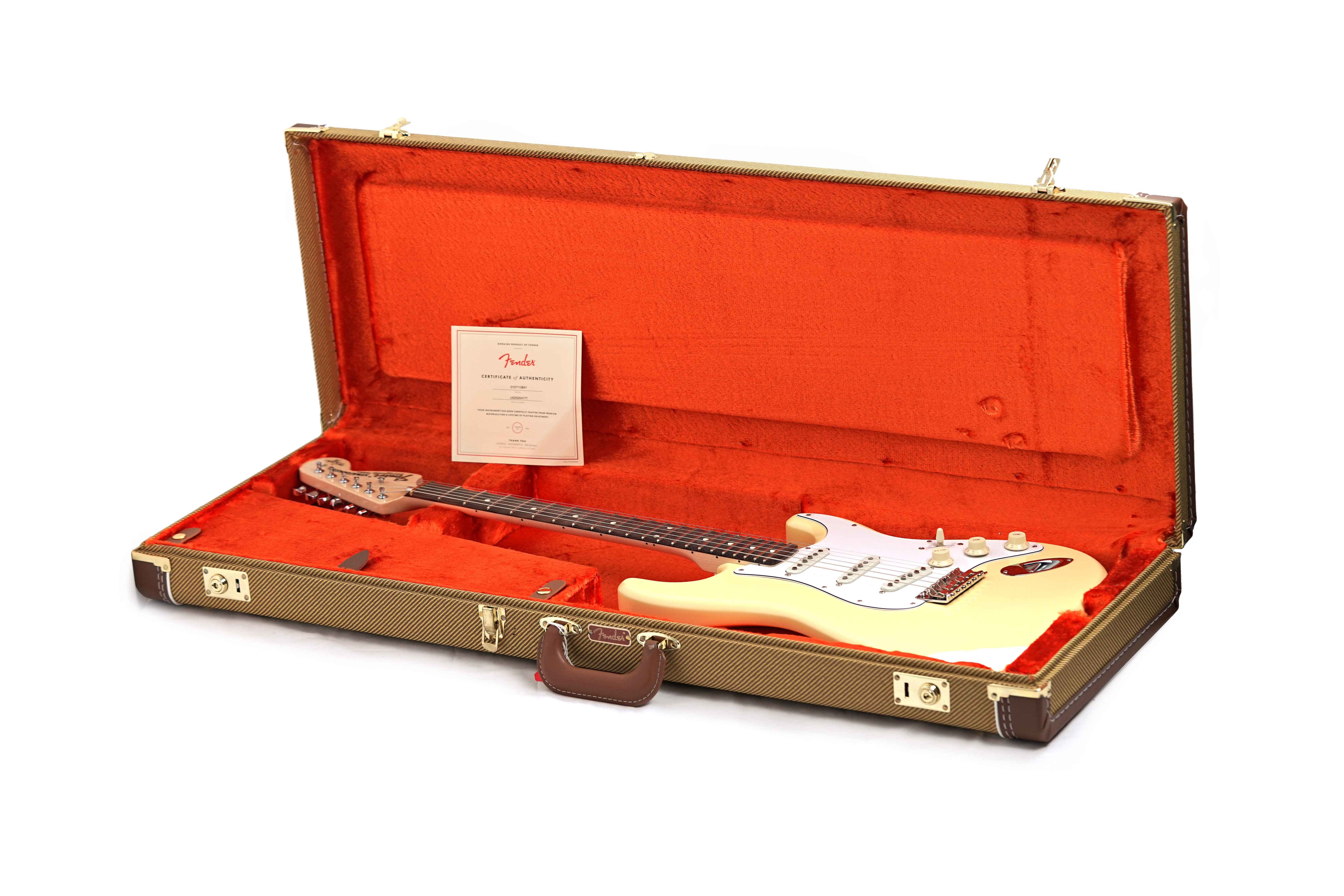 Fender Artist Stratocaster Yngwie Malmsteen Rosewood Fingerboard Vintage White #US25054177