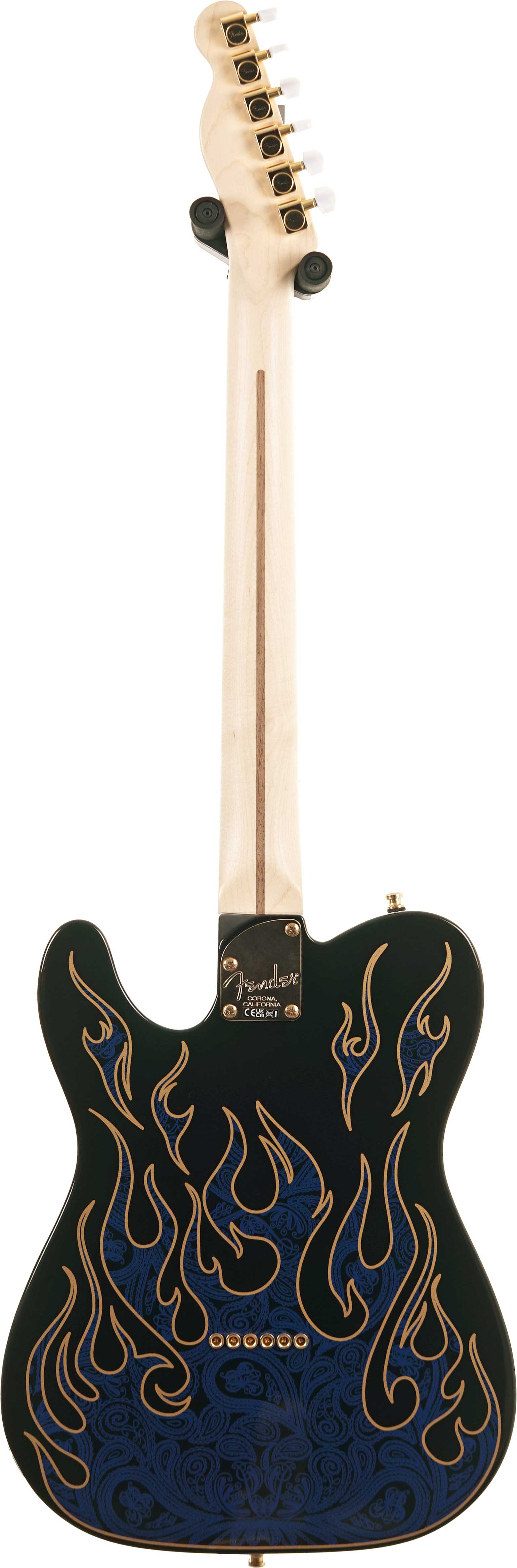 Fender James Burton Telecaster Blue Paisley Flames #US22183865