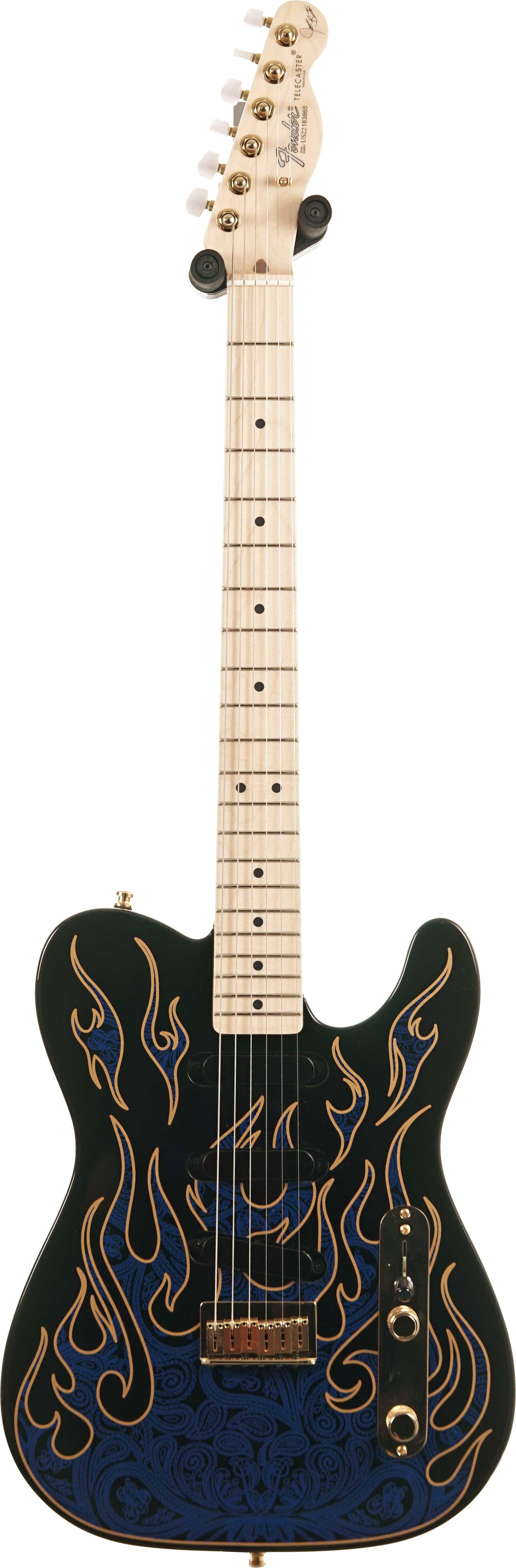 Fender James Burton Telecaster Blue Paisley Flames #US22183865