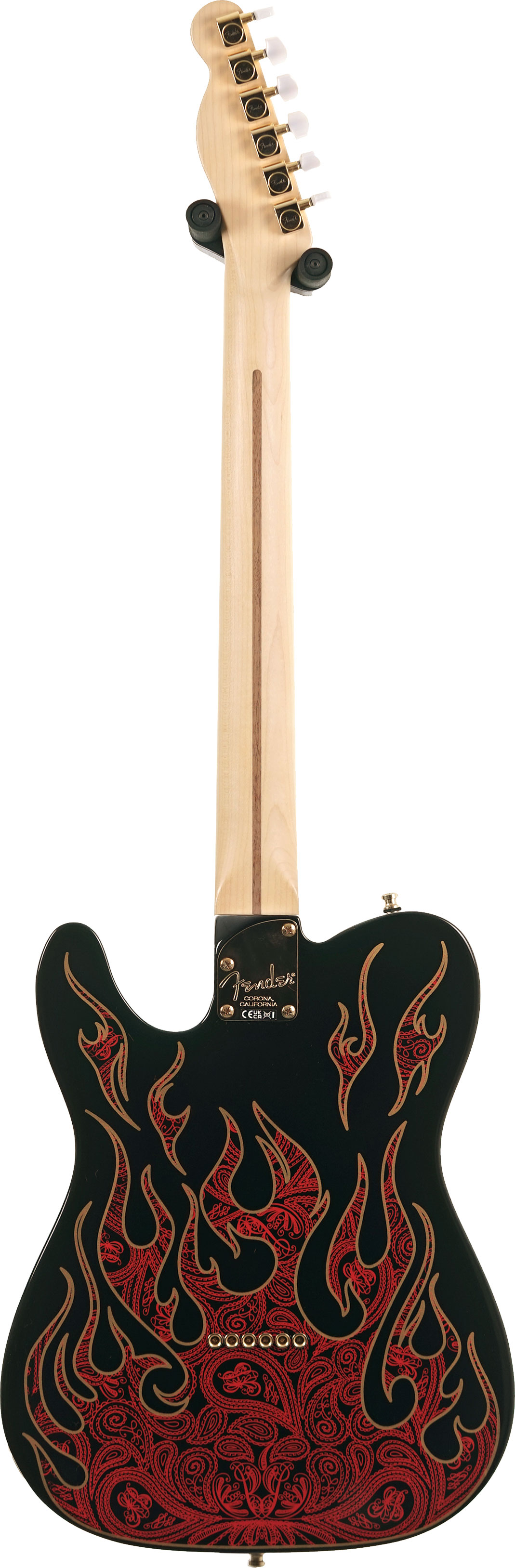 Fender James Burton Telecaster Red Paisley Flames #US22183329