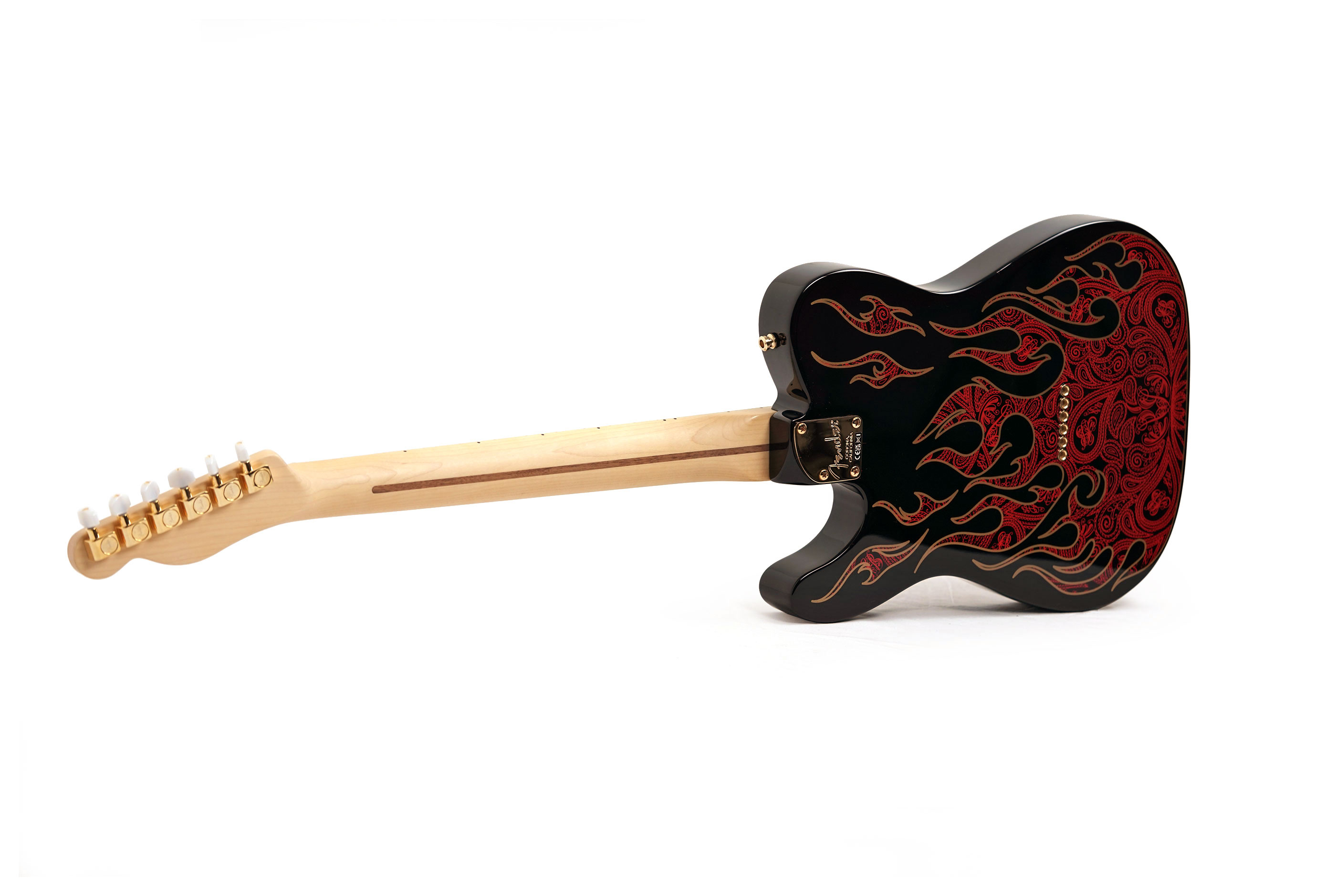 Fender James Burton Telecaster Red Paisley Flames #US22183329