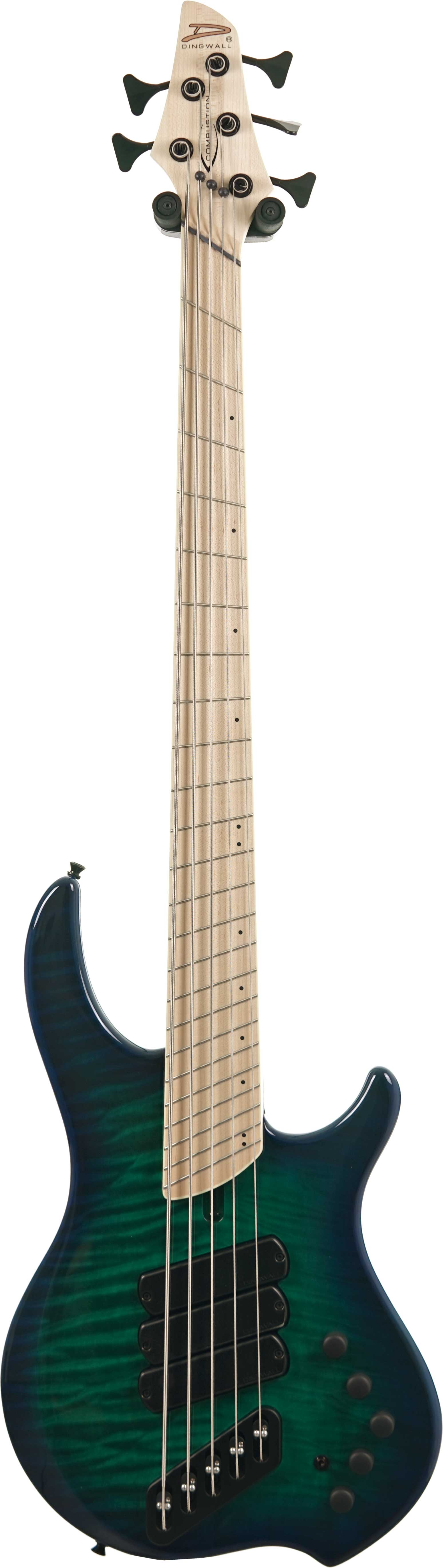Dingwall Combustion 3 Pickup 5 String Whalepool Burst Quilt Maple Fingerboard #19600
