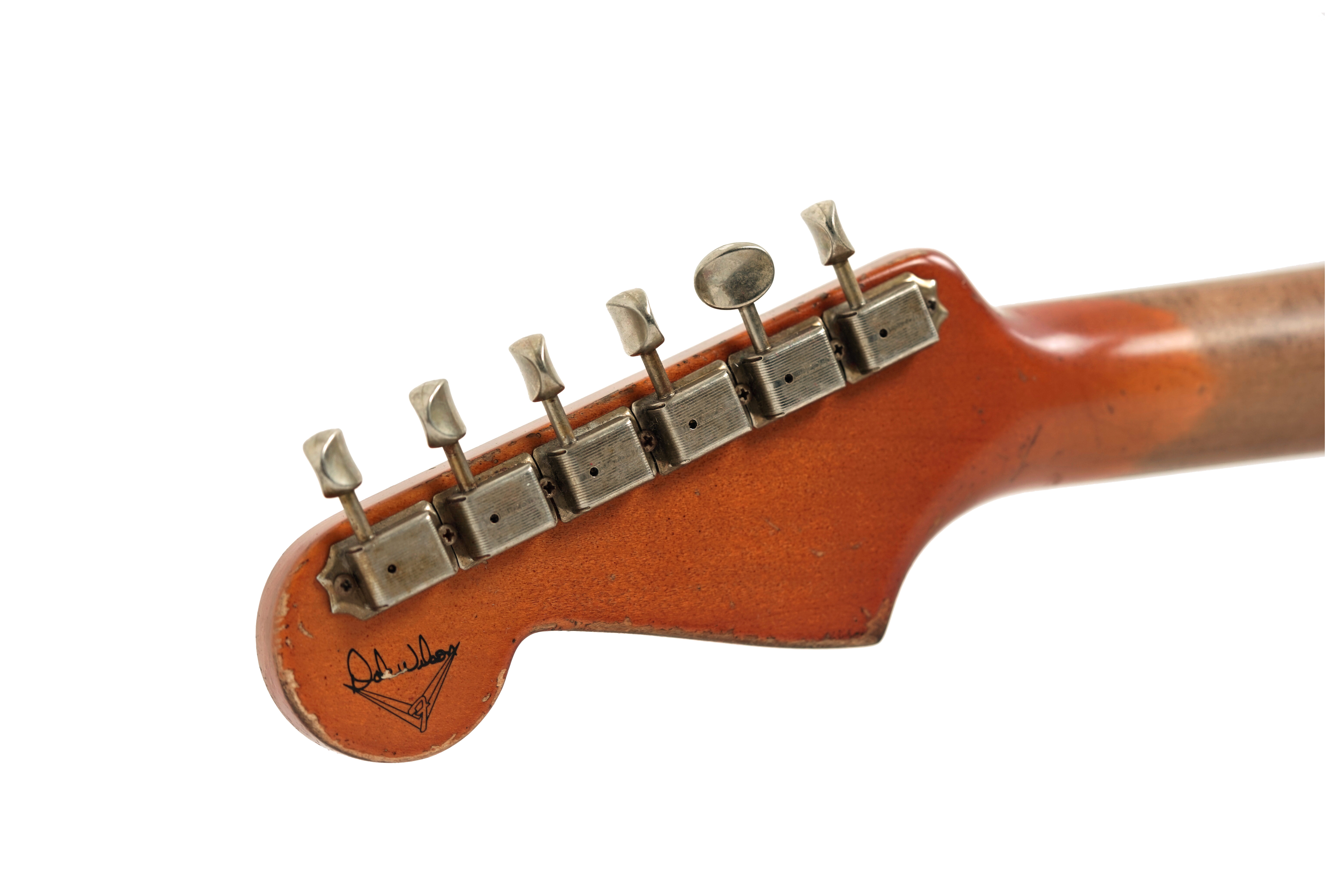 Fender Custom Shop 1961 Stratocaster Heavy Relic Black over 3 Tone Sunburst Rosewood Fingerboard Masterbuilt by Dale Wilson #CZ587143