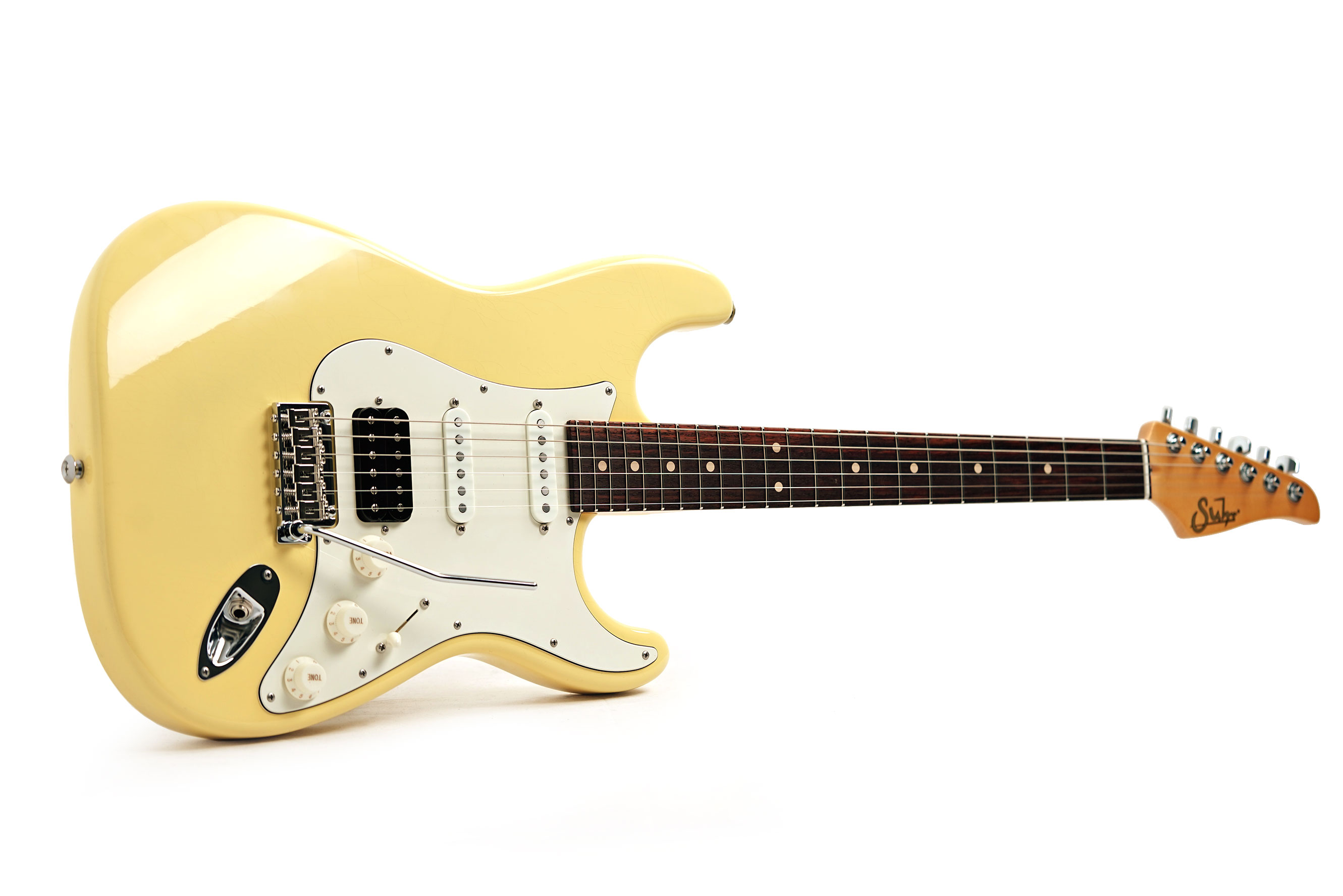 Suhr Classic Antique S Vintage Yellow HSS Rosewood Fingerboard #93388