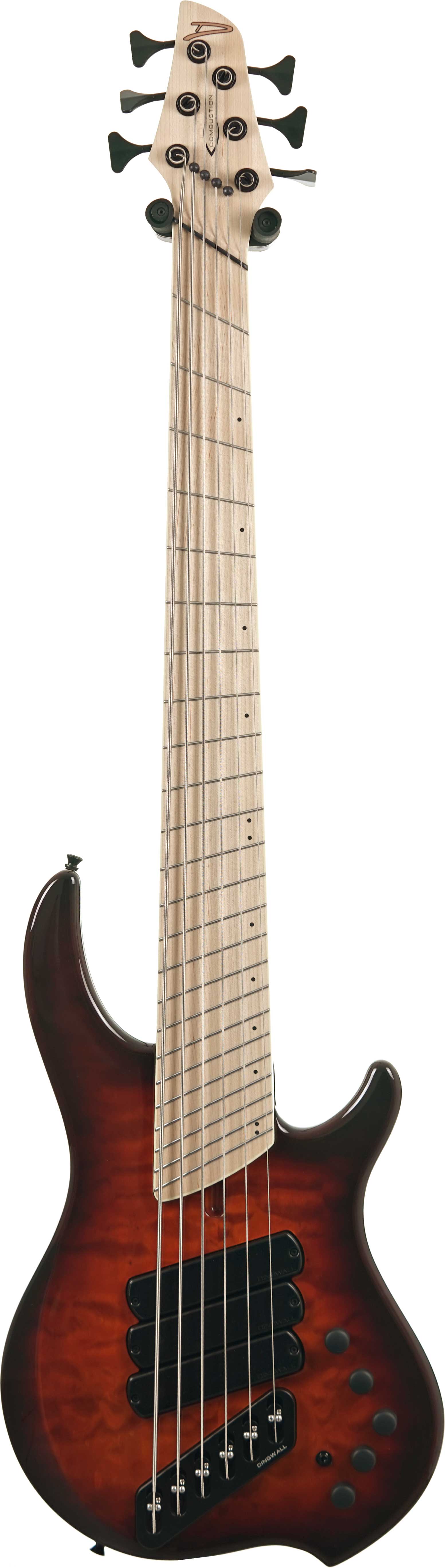 Dingwall Combustion 3 Pickup 6 String Vintageburst Quilt Maple Fingerboard #20775