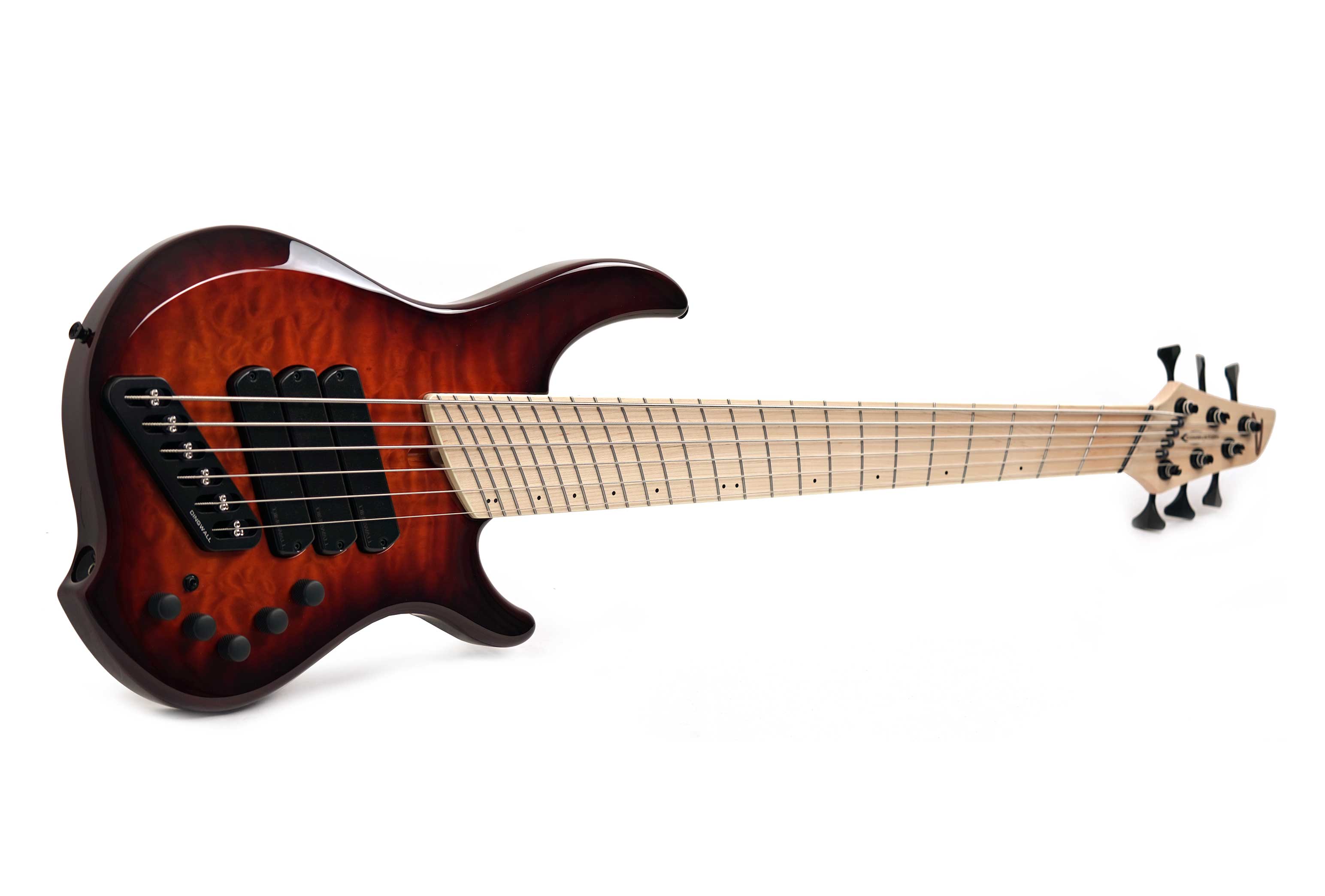 Dingwall Combustion 3 Pickup 6 String Vintageburst Quilt Maple Fingerboard #20775
