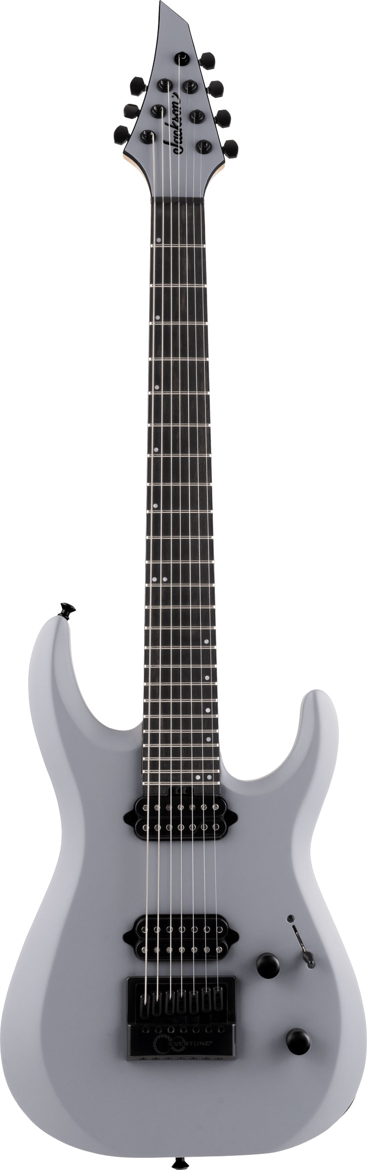 Jackson Pro Series Dinky DK Modern EverTune 7 Ebony Fingerboard Primer Gray