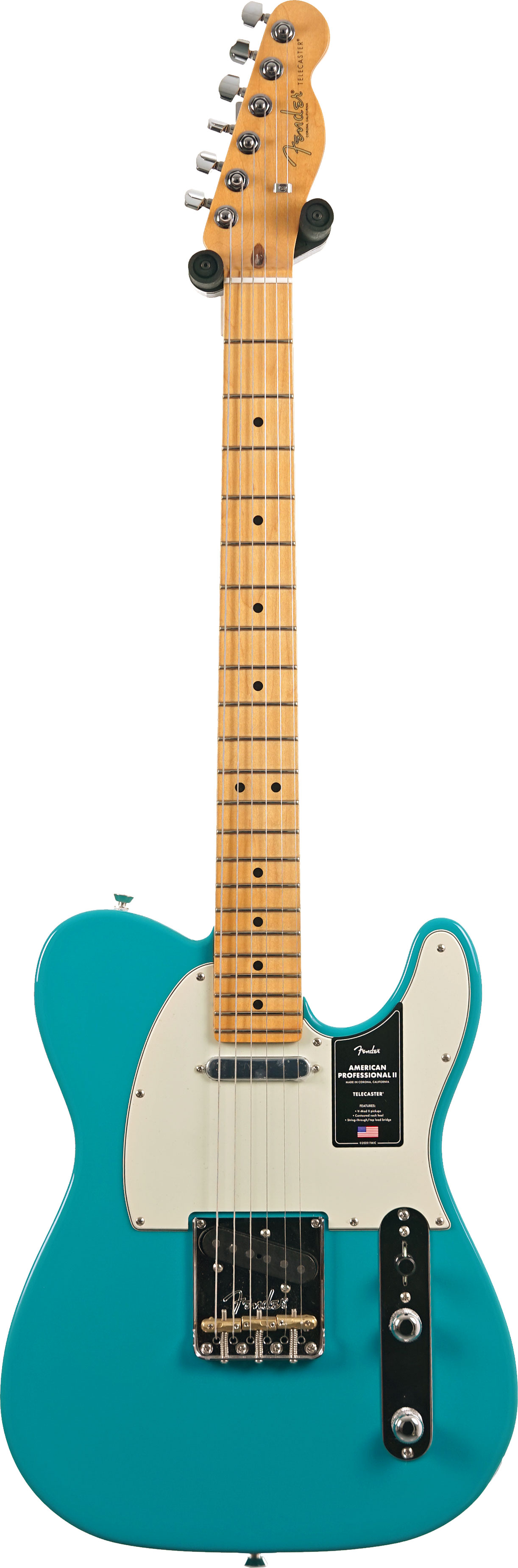 Fender American Professional II Telecaster Miami Blue Maple Fingerboard #US25107027