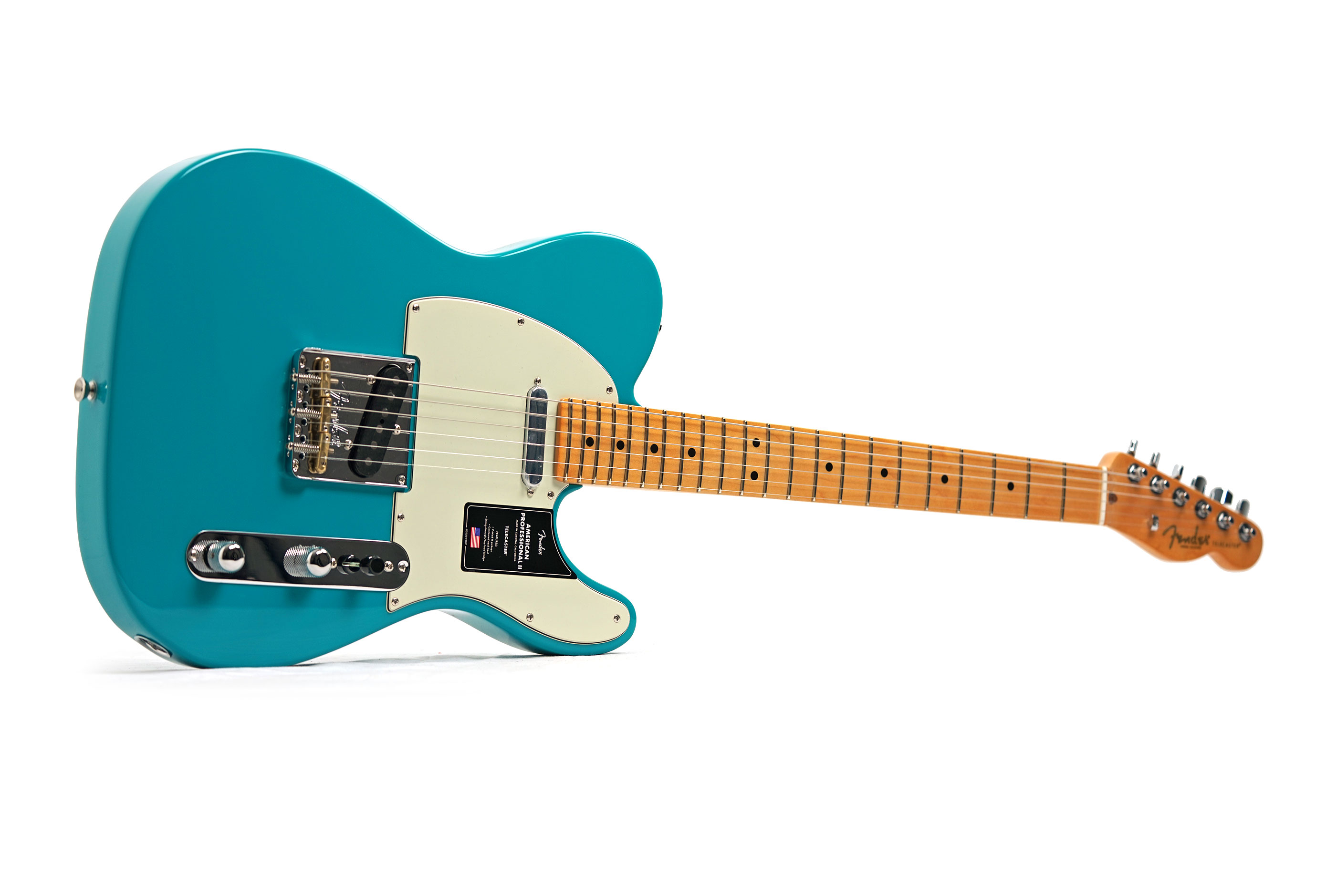 Fender American Professional II Telecaster Miami Blue Maple Fingerboard #US25107027