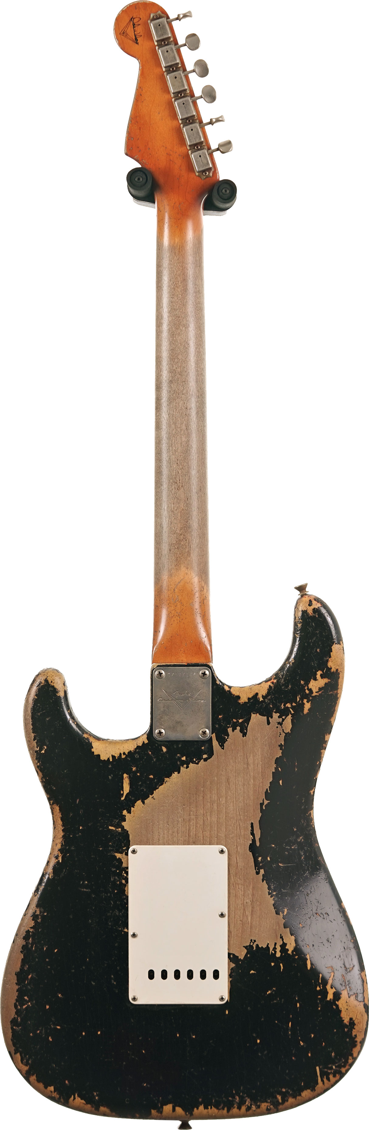 Fender Custom Shop 61 Stratocaster Heavy Relic Black over 3 Tone Sunburst Masterbuilt by Dale Wilson #CZ587144