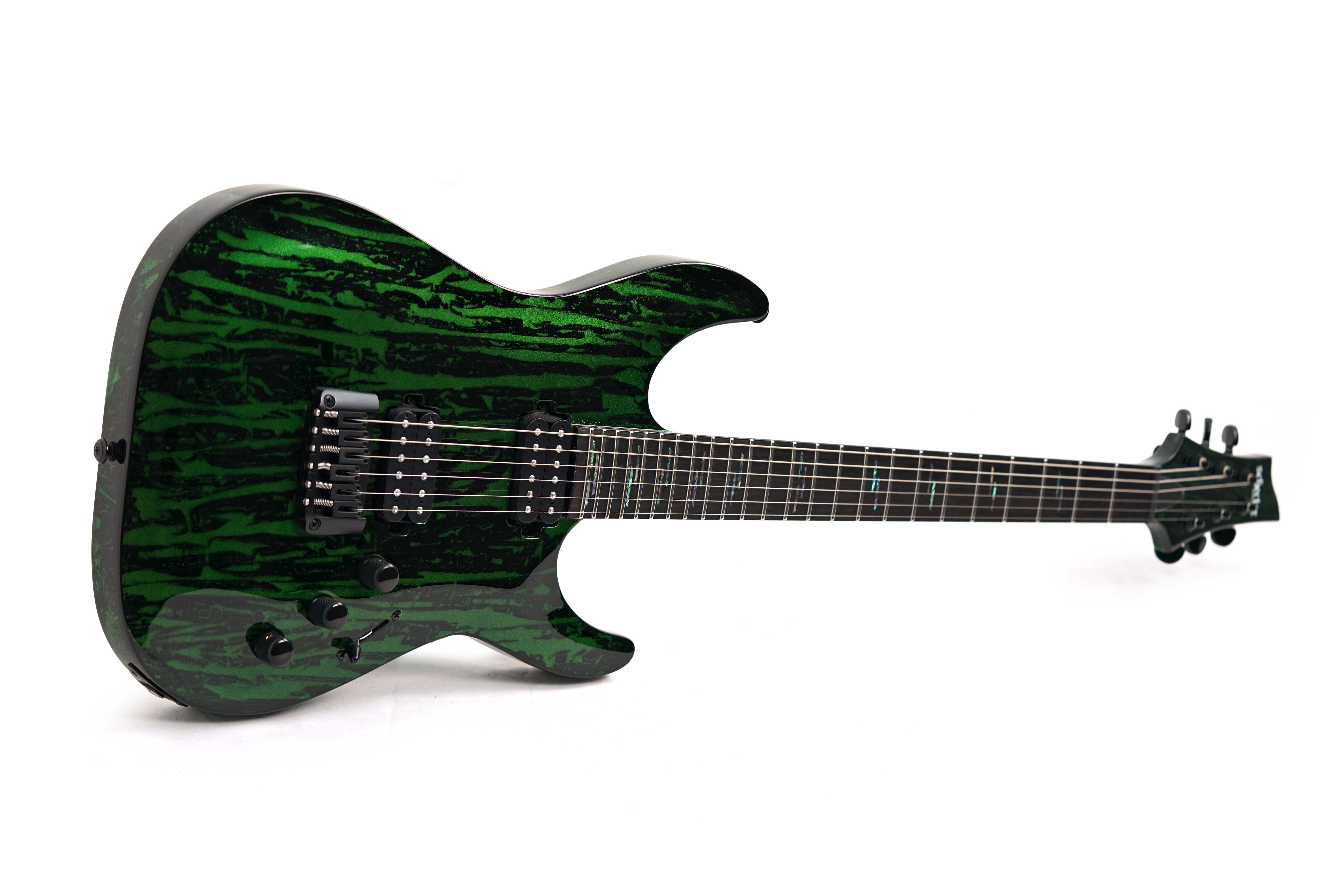 Schecter C-1 Silver Mountain Toxic Venom #W22110173