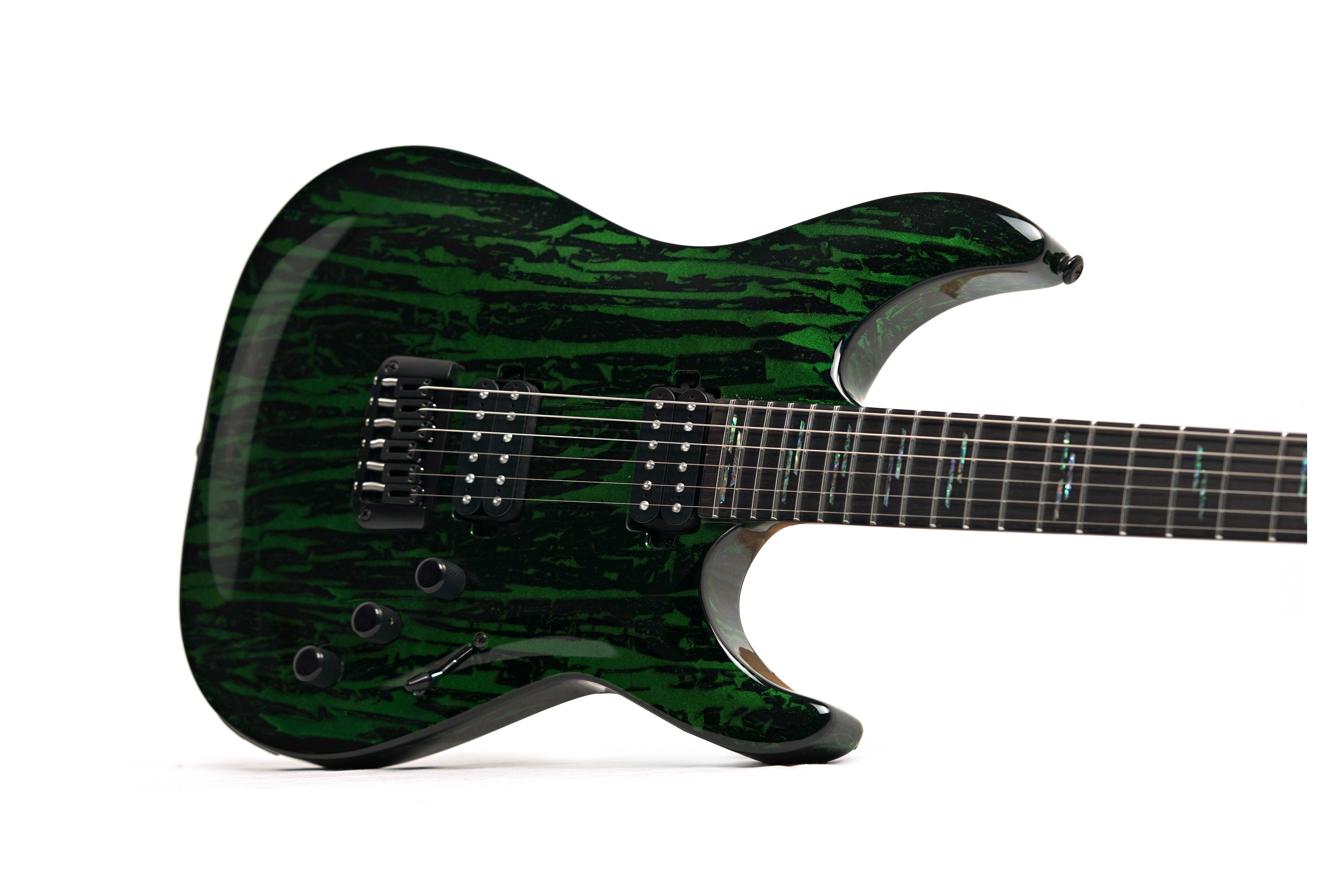 Schecter C-1 Silver Mountain Toxic Venom #W22110173