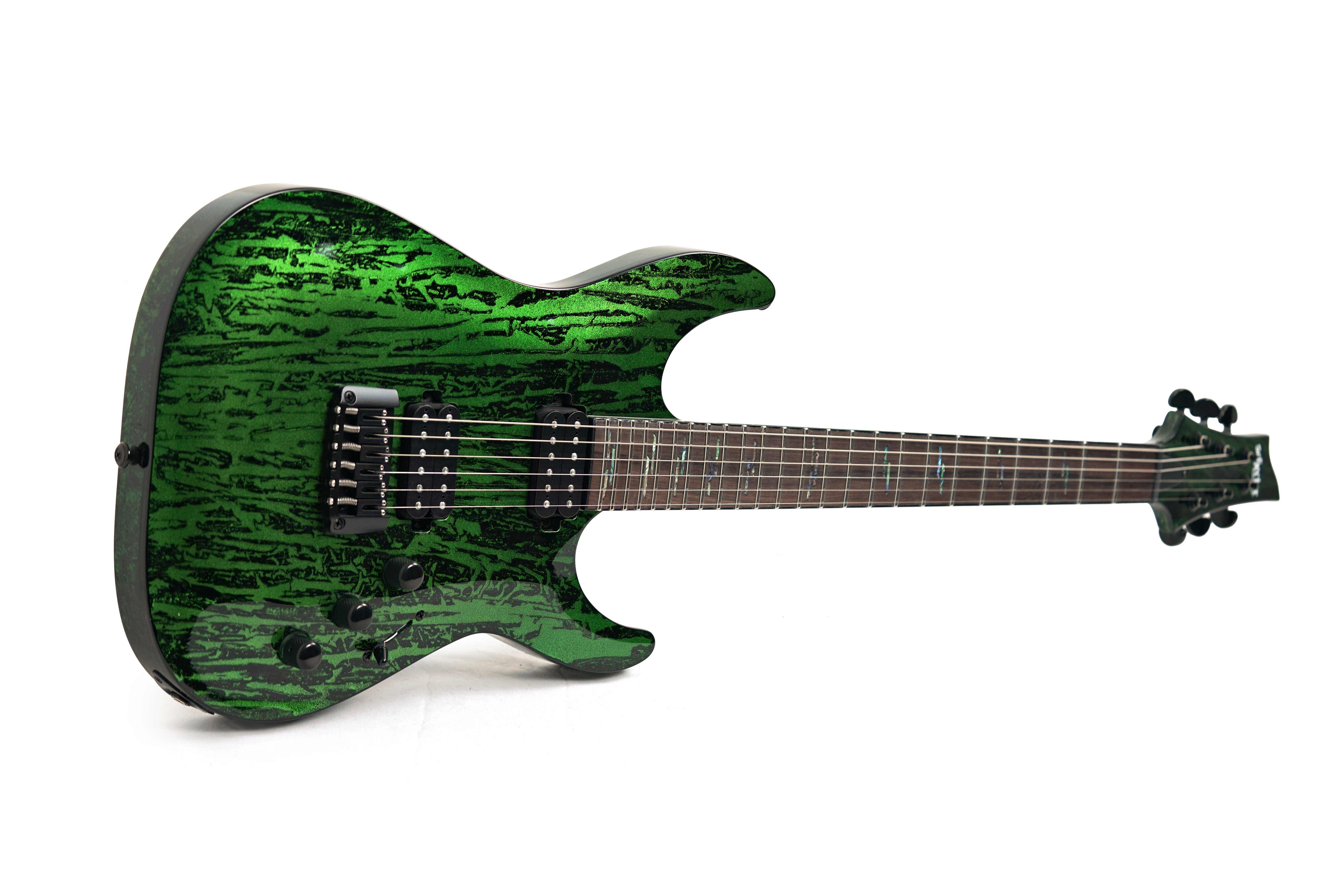 Schecter C-1 Silver Mountain Toxic Venom #W22120352