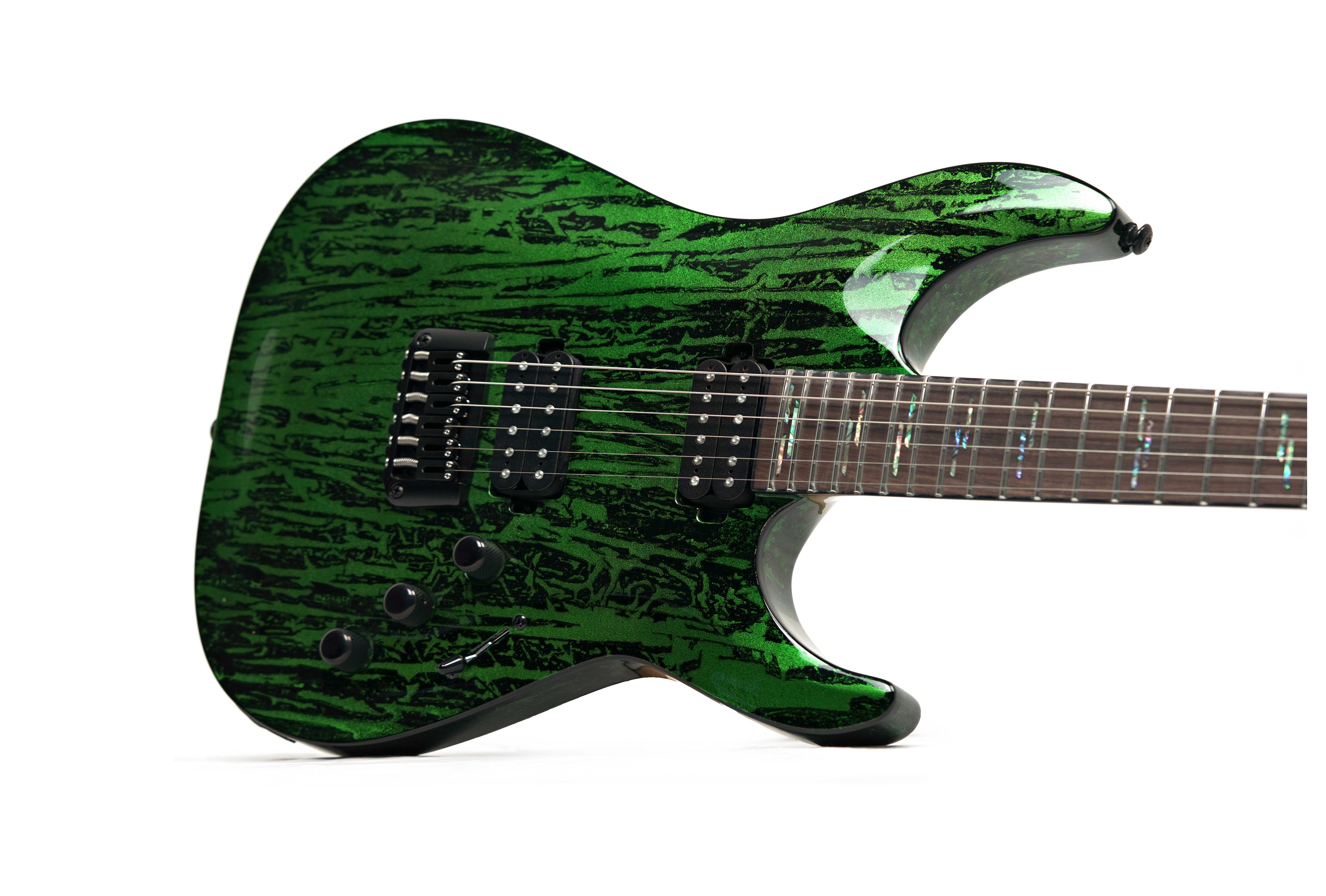 Schecter C-1 Silver Mountain Toxic Venom #W22120352