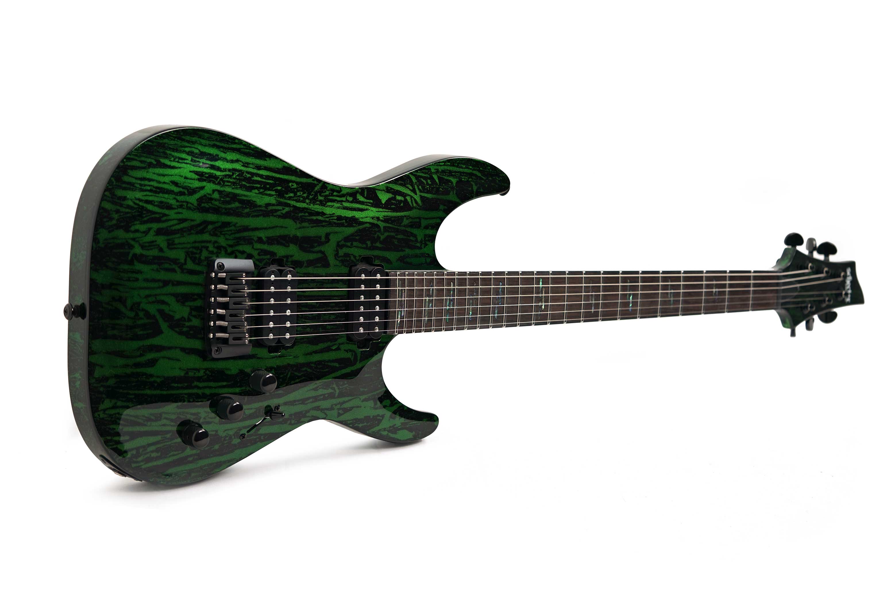 Schecter C-1 Silver Mountain Toxic Venom #W22110170