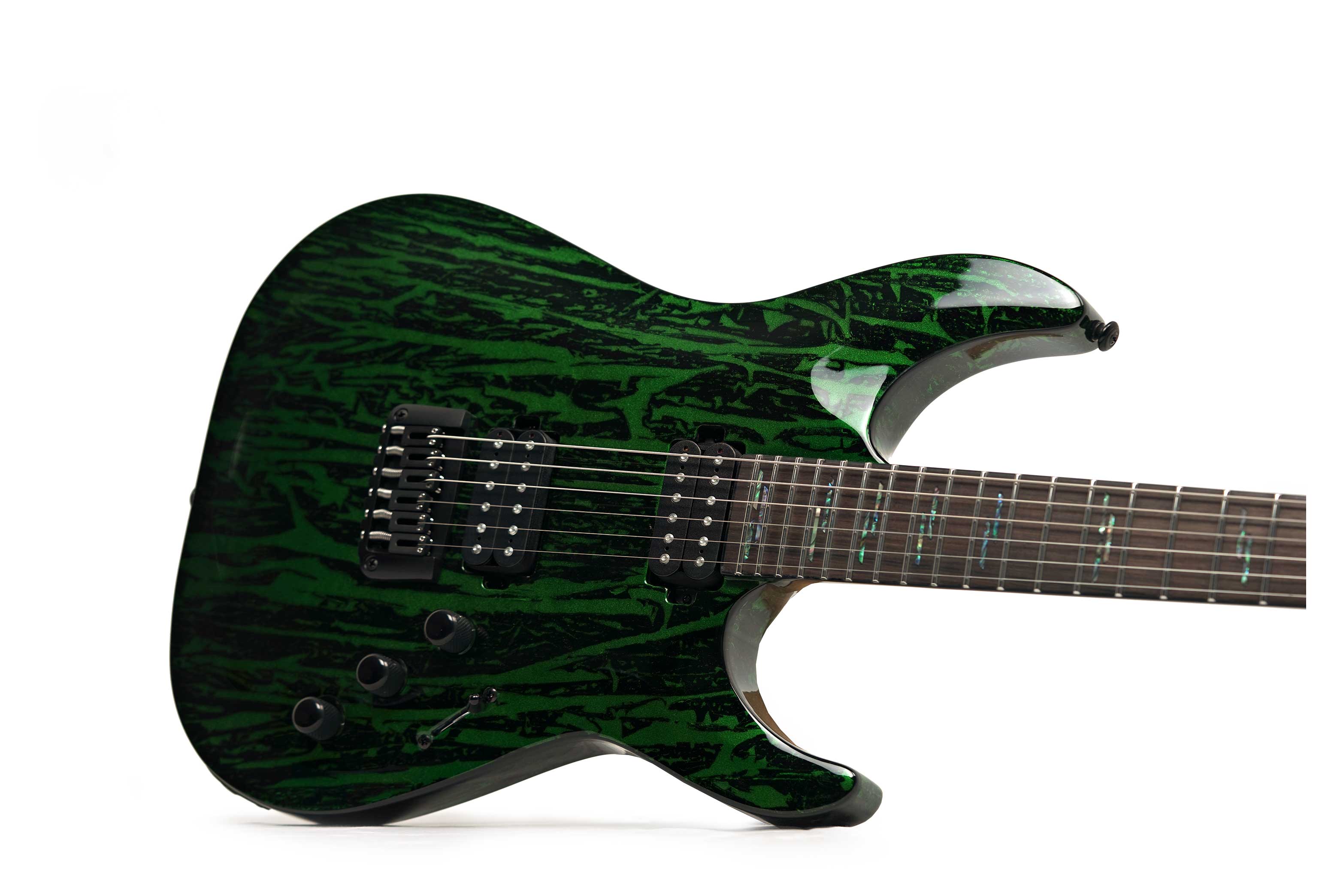 Schecter C-1 Silver Mountain Toxic Venom #W22110170