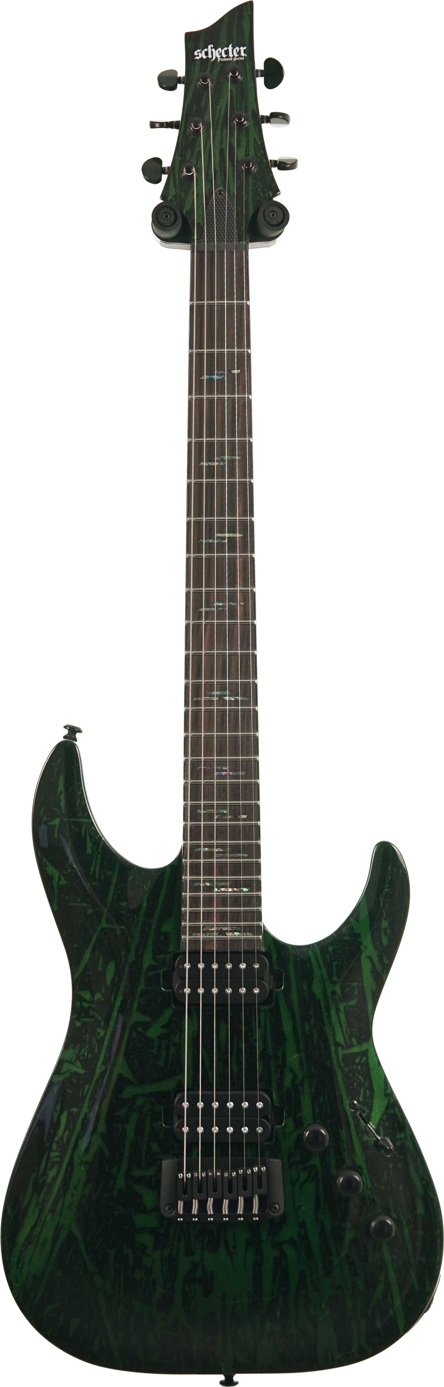 Schecter C-1 Silver Mountain Toxic Venom #W22110169