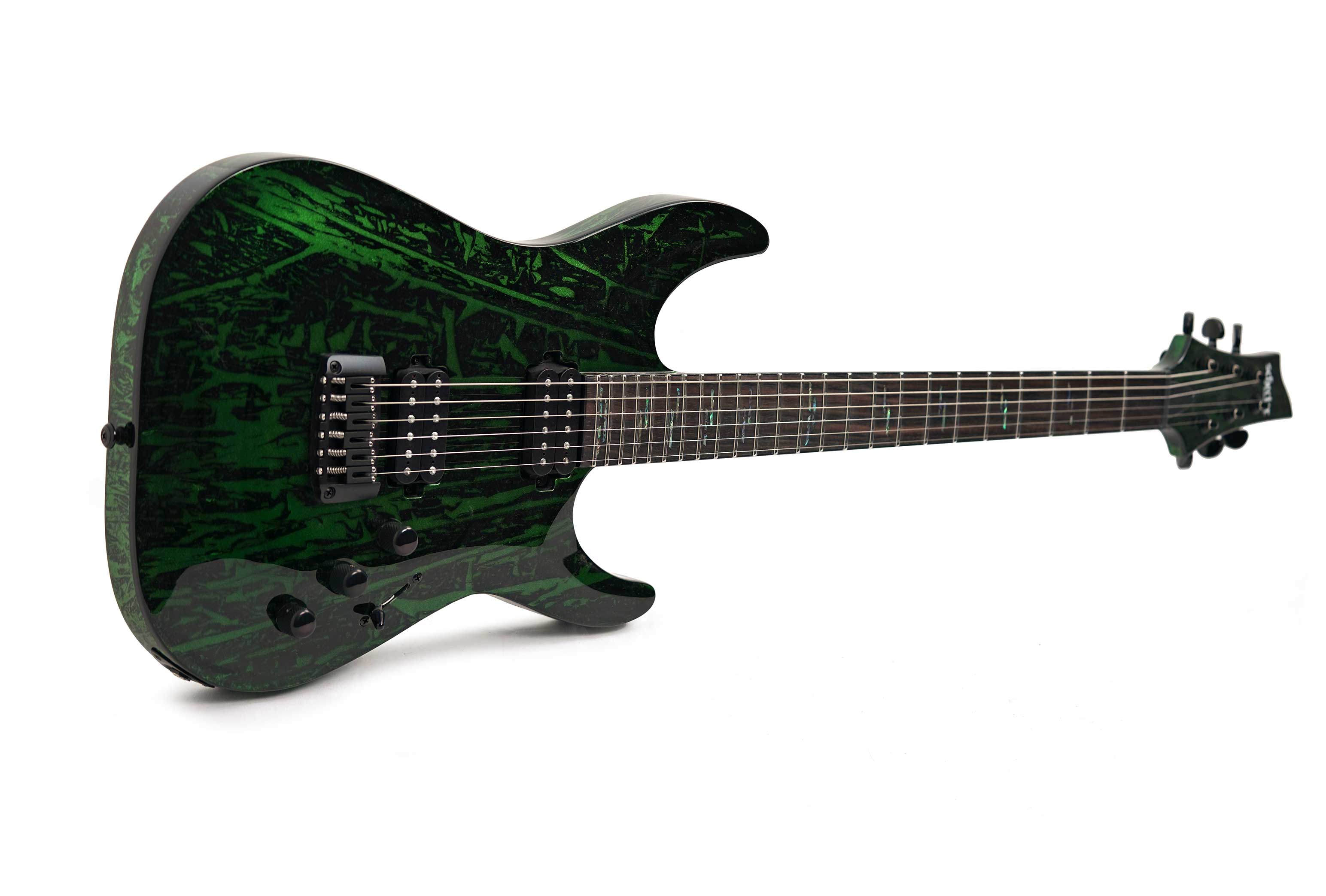 Schecter C-1 Silver Mountain Toxic Venom #W22110169