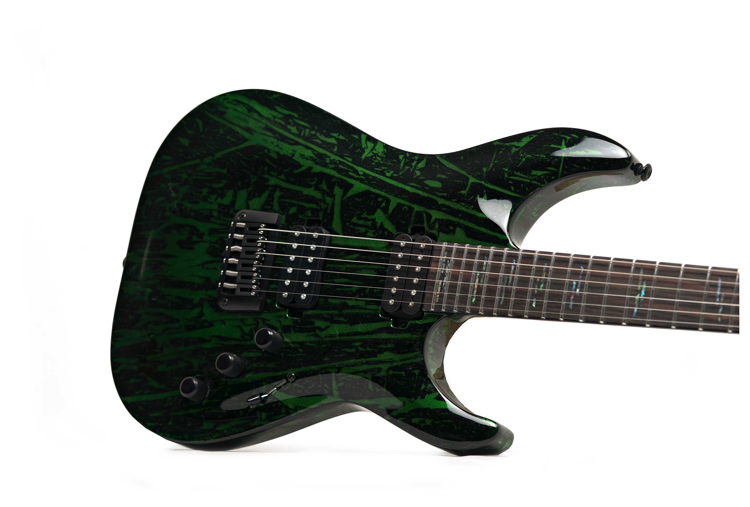 Schecter C-1 Silver Mountain Toxic Venom #W22110169