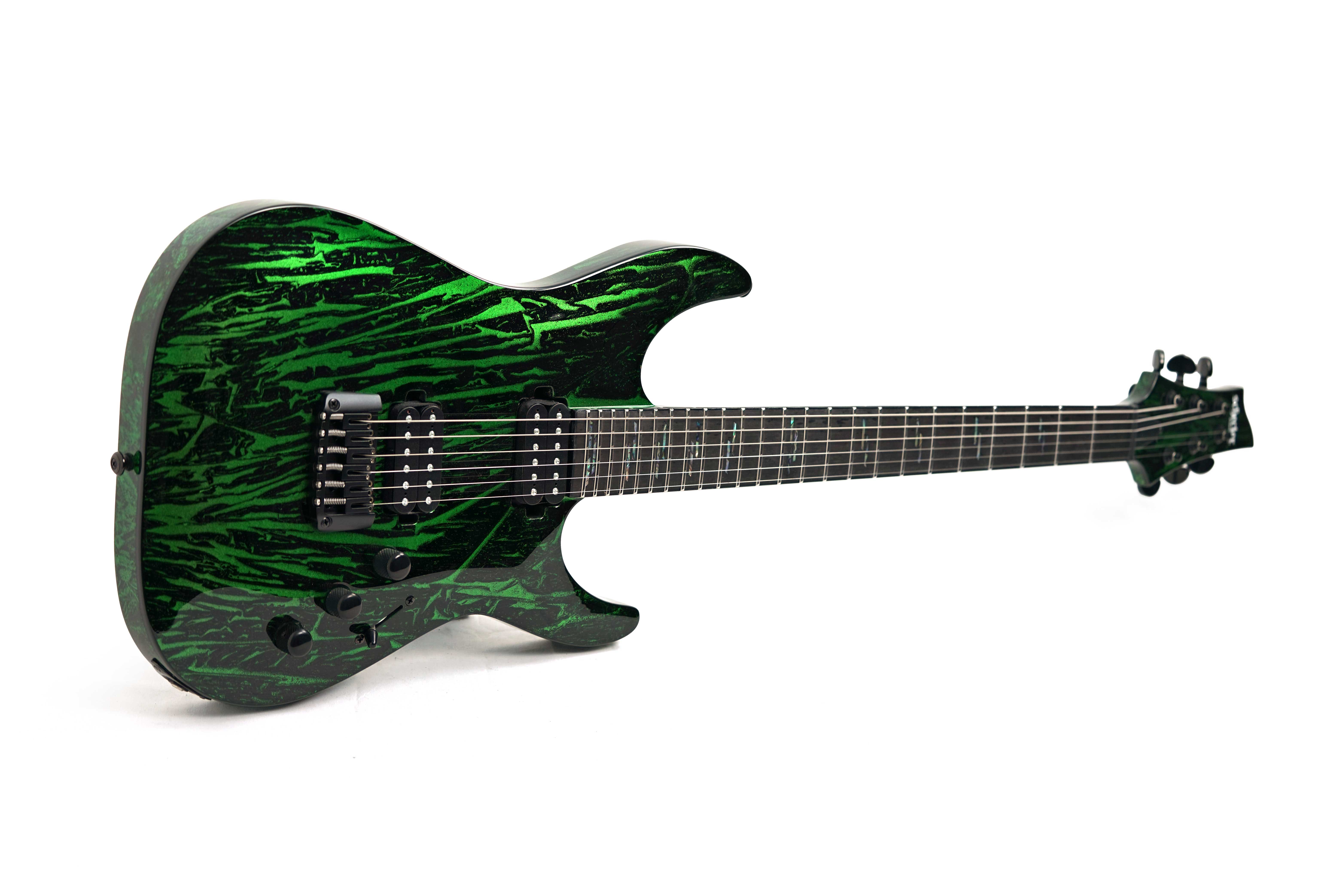 Schecter C-1 Silver Mountain Toxic Venom #W21041376