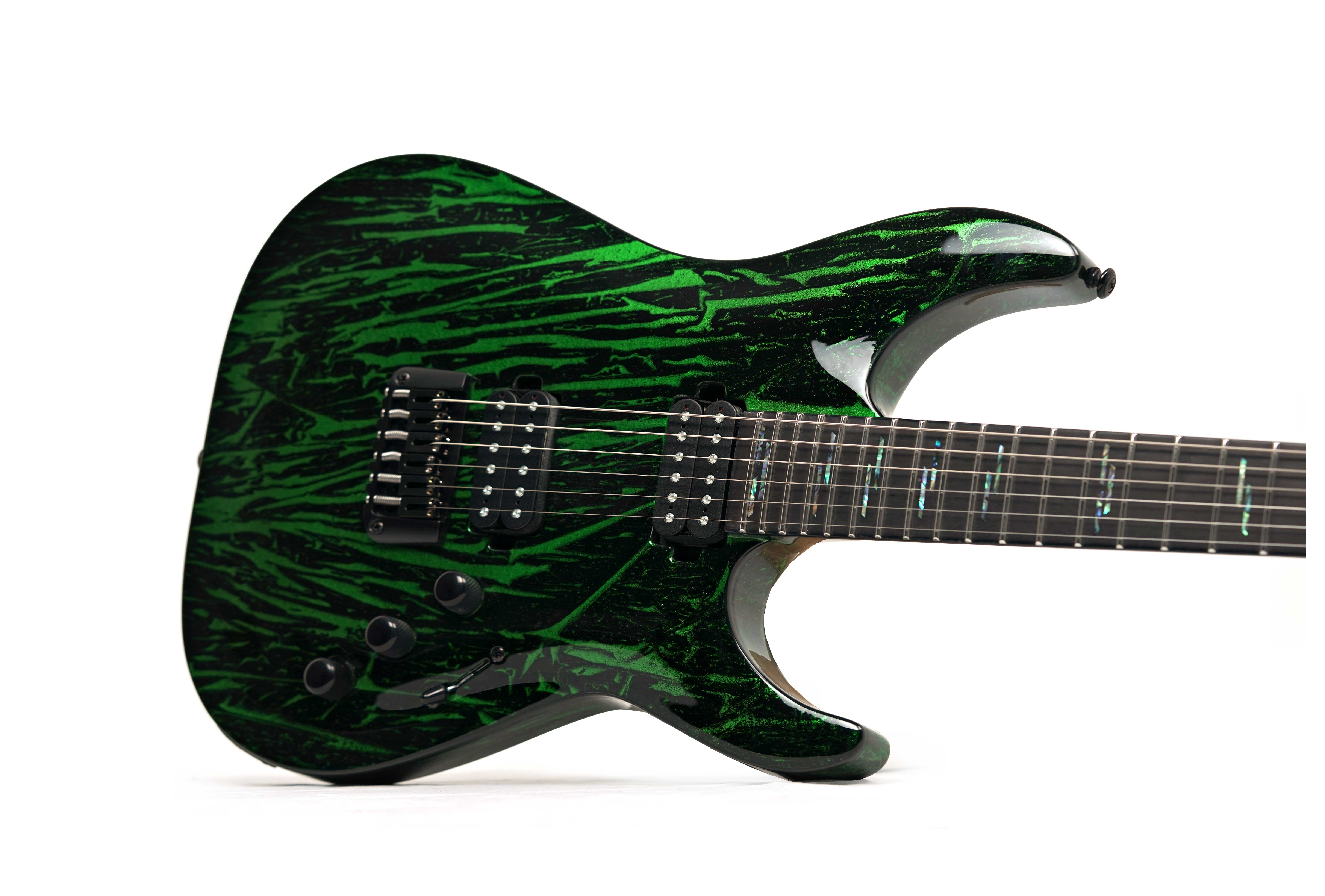 Schecter C-1 Silver Mountain Toxic Venom #W21041376