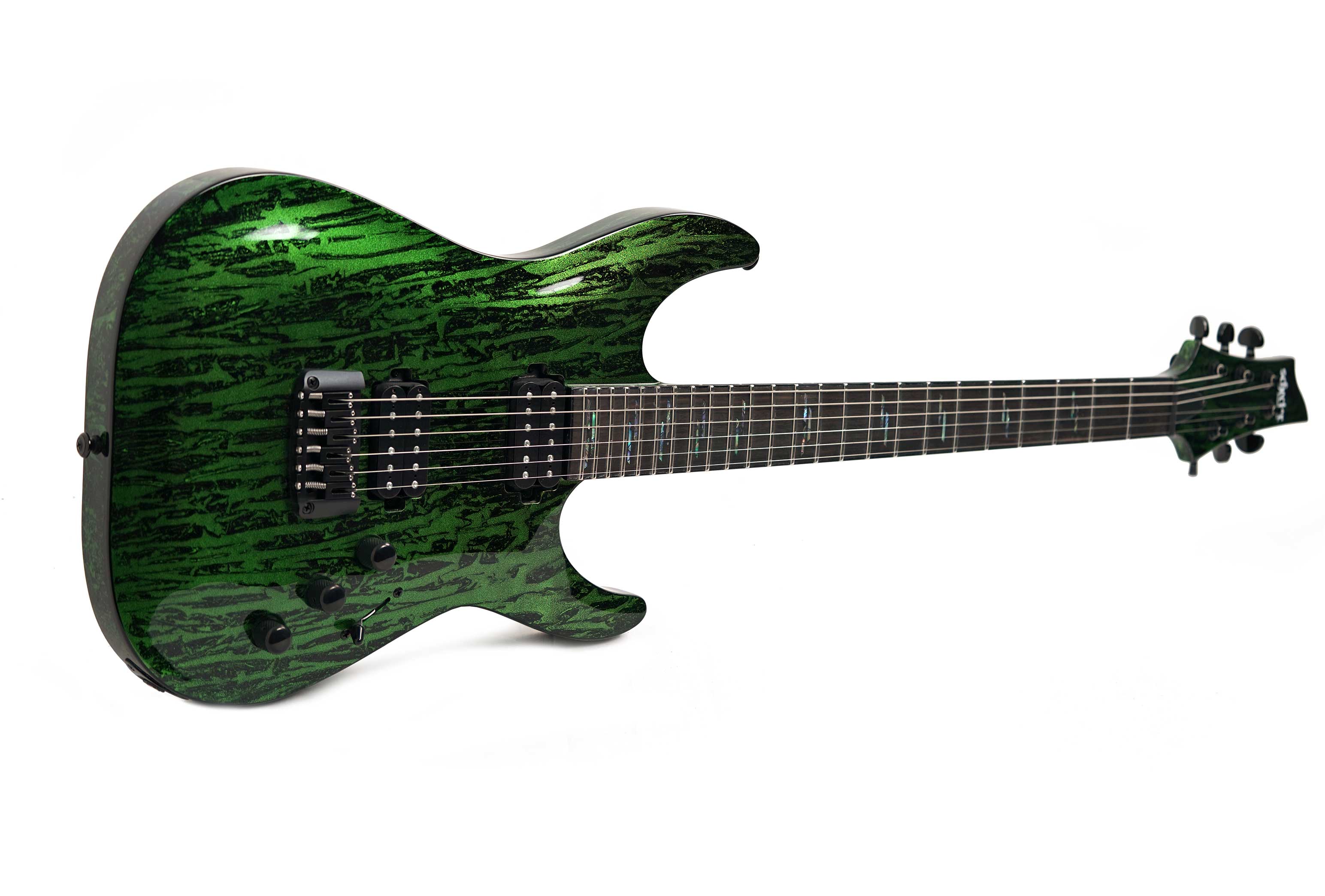 Schecter C-1 Silver Mountain Toxic Venom #W22120353