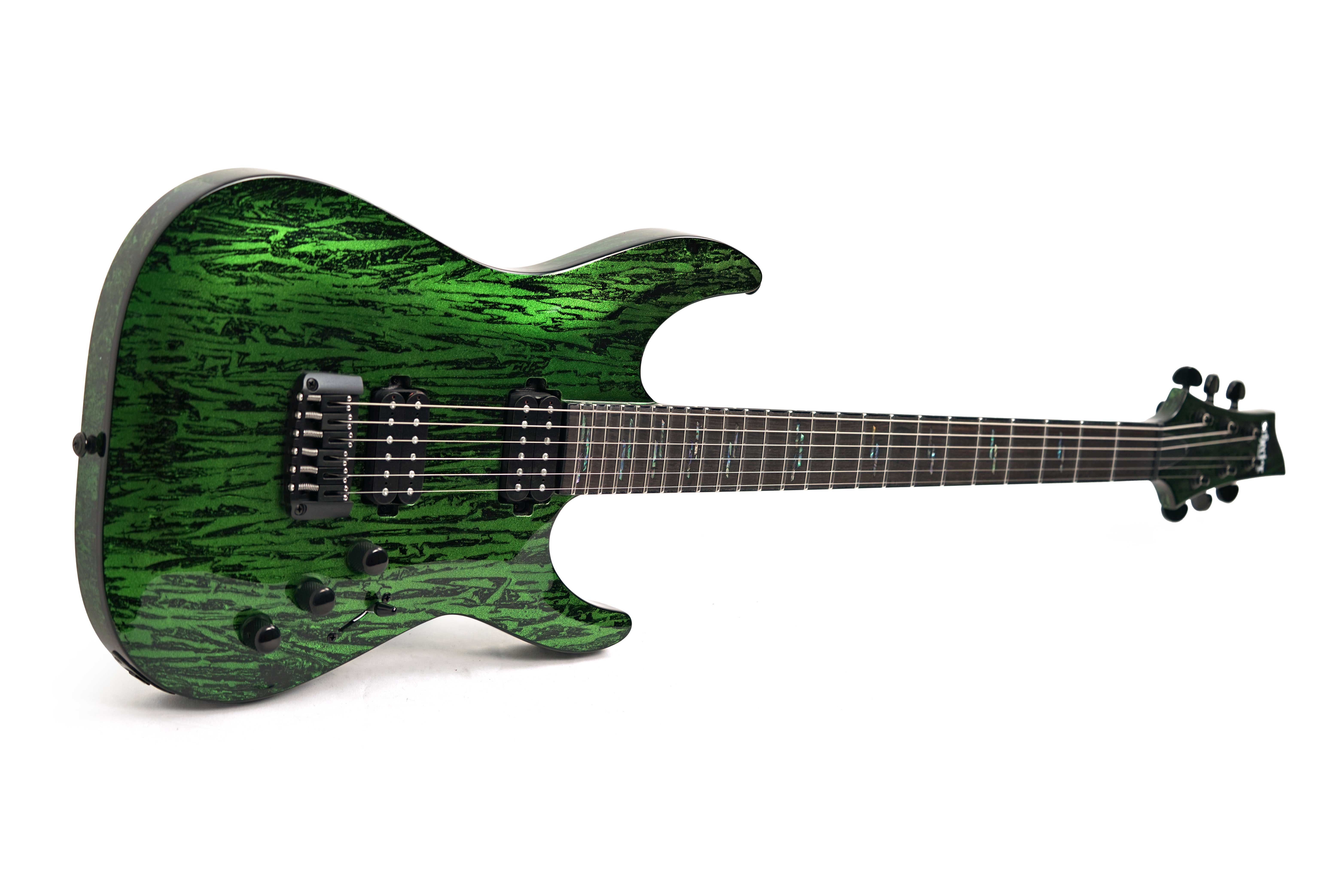 Schecter C-1 Silver Mountain Toxic Venom #W22120349