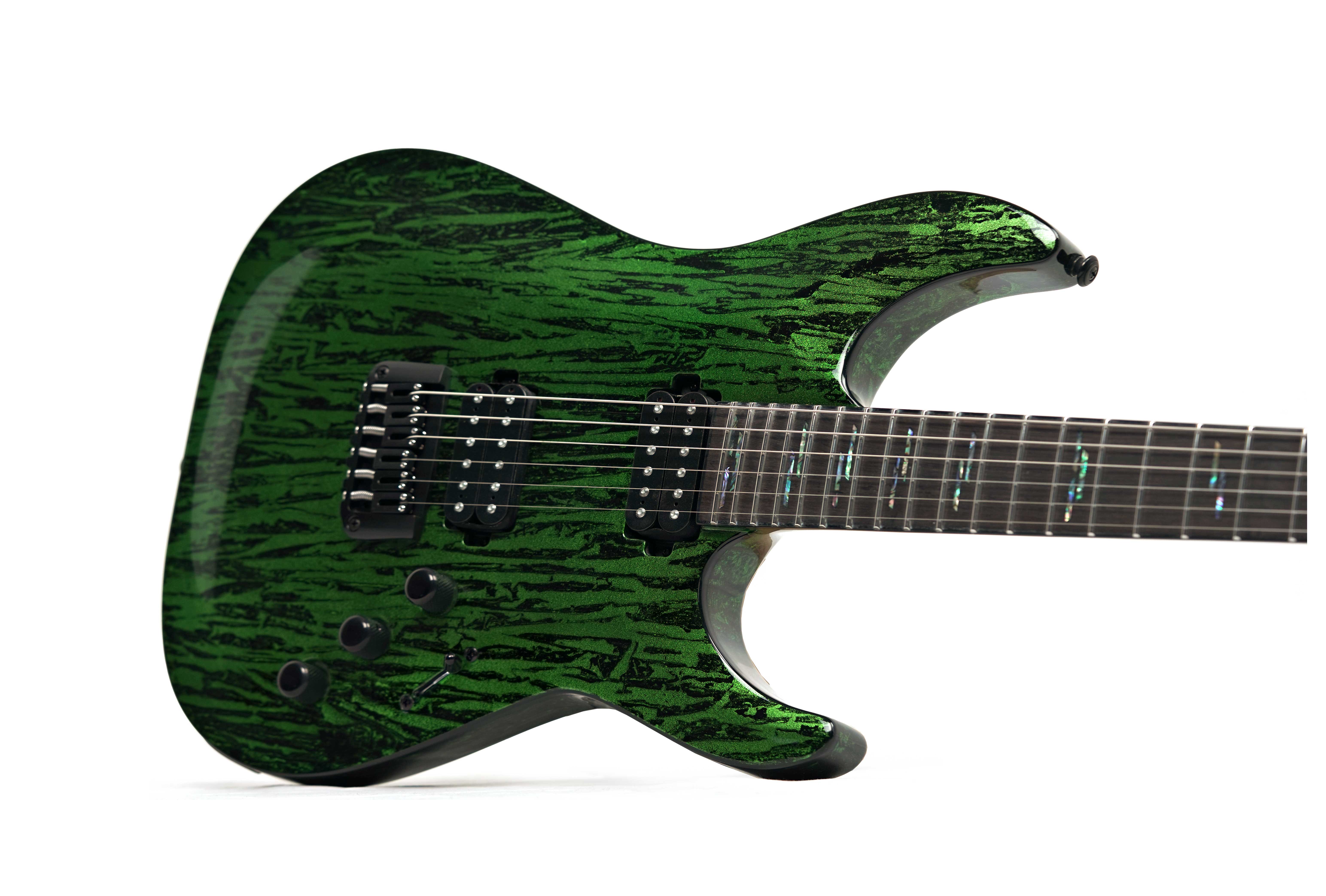 Schecter C-1 Silver Mountain Toxic Venom #W22120349