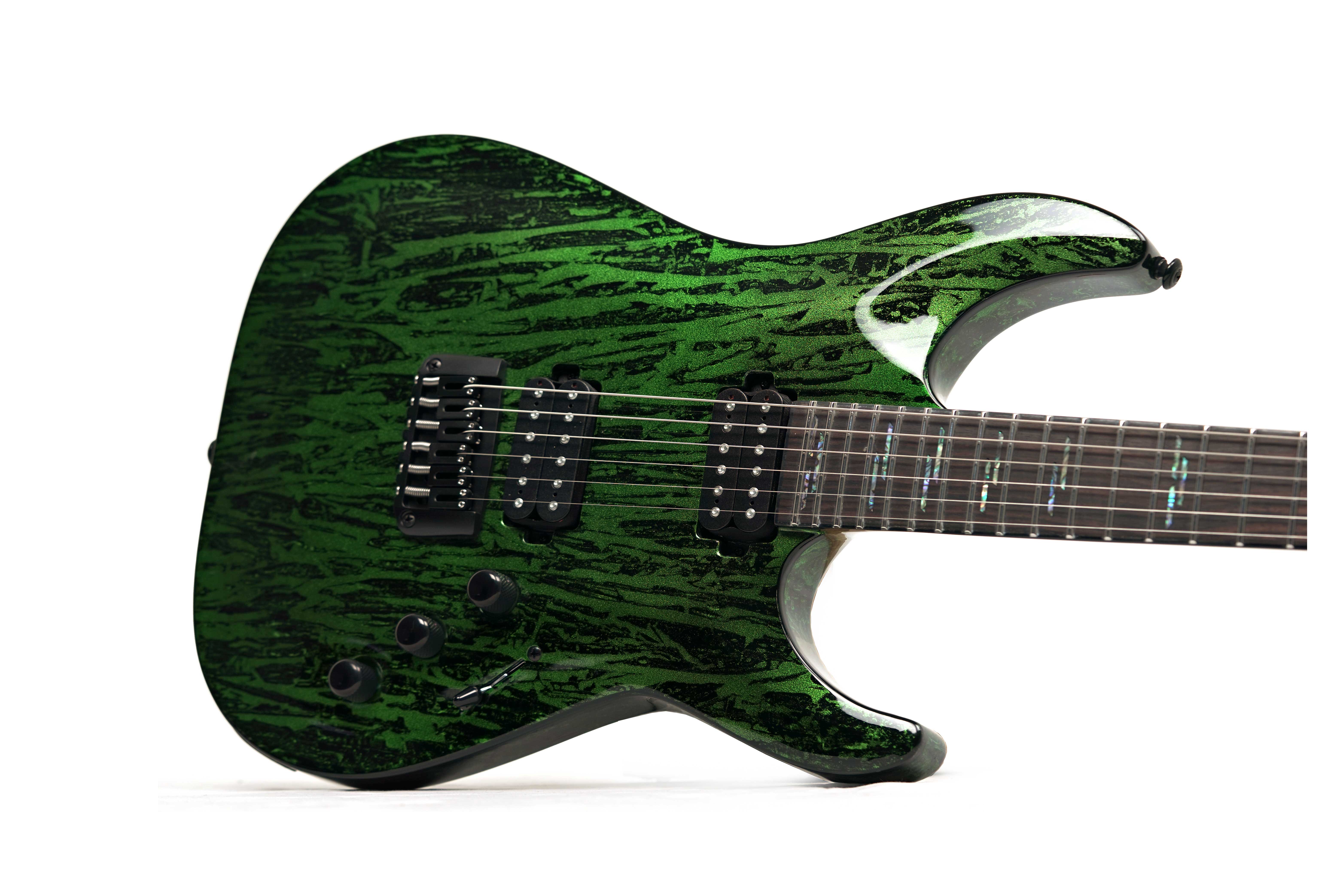 Schecter C-1 Silver Mountain Toxic Venom #W22120354