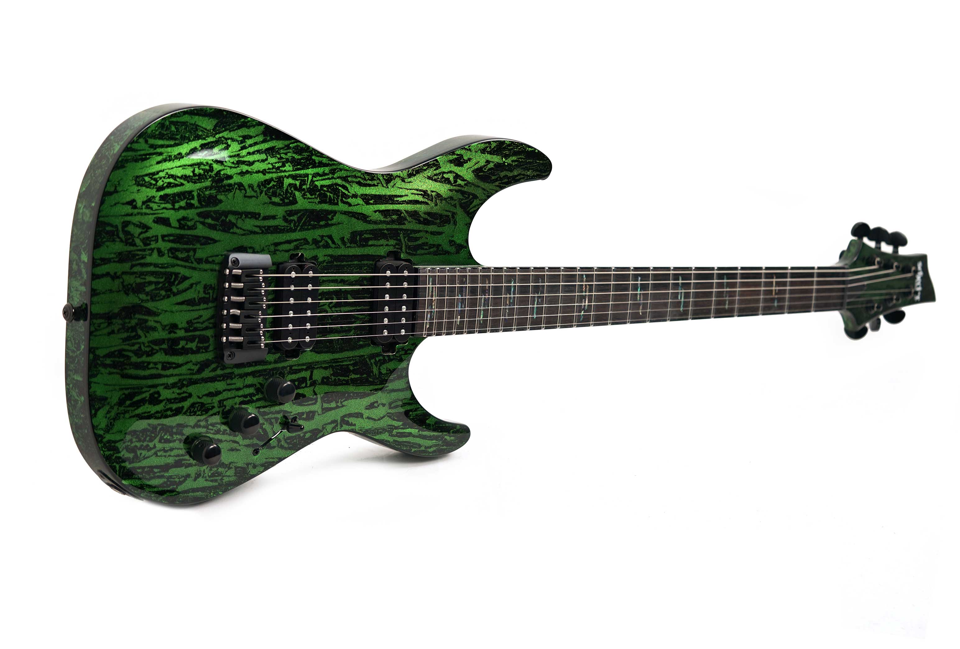 Schecter C-1 Silver Mountain Toxic Venom #W22120351