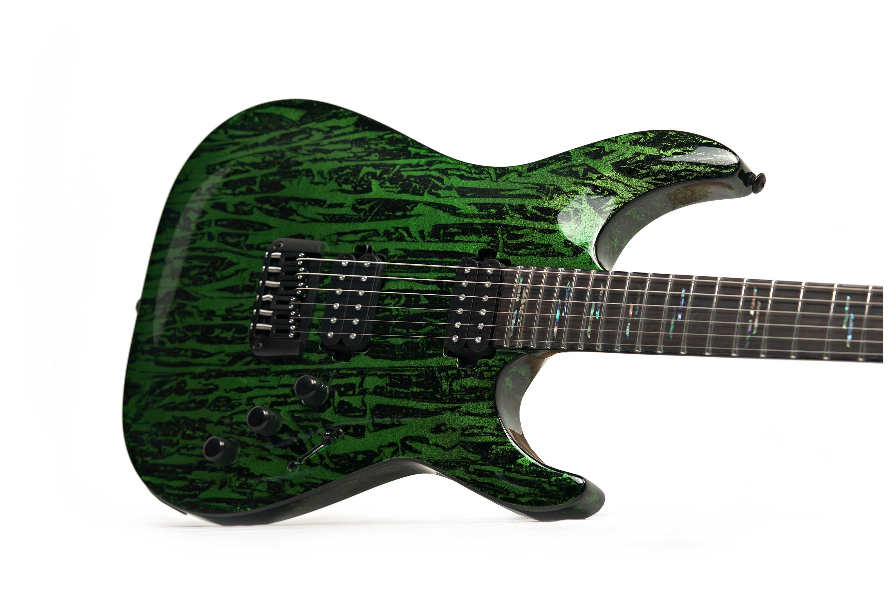 Schecter C-1 Silver Mountain Toxic Venom #W22120351