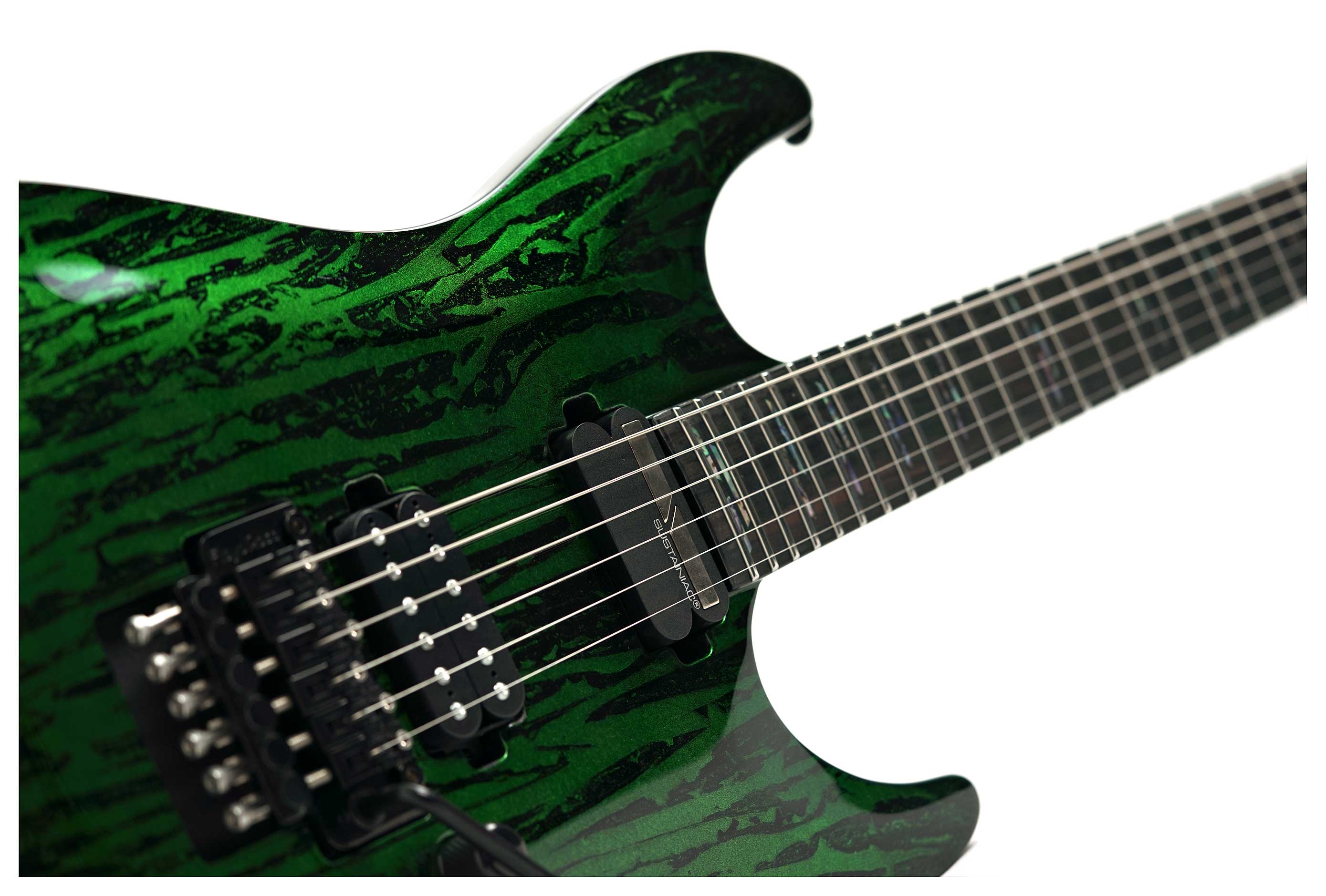 Schecter C-1 FR-S Silver Mountain Toxic Venom #W22091087