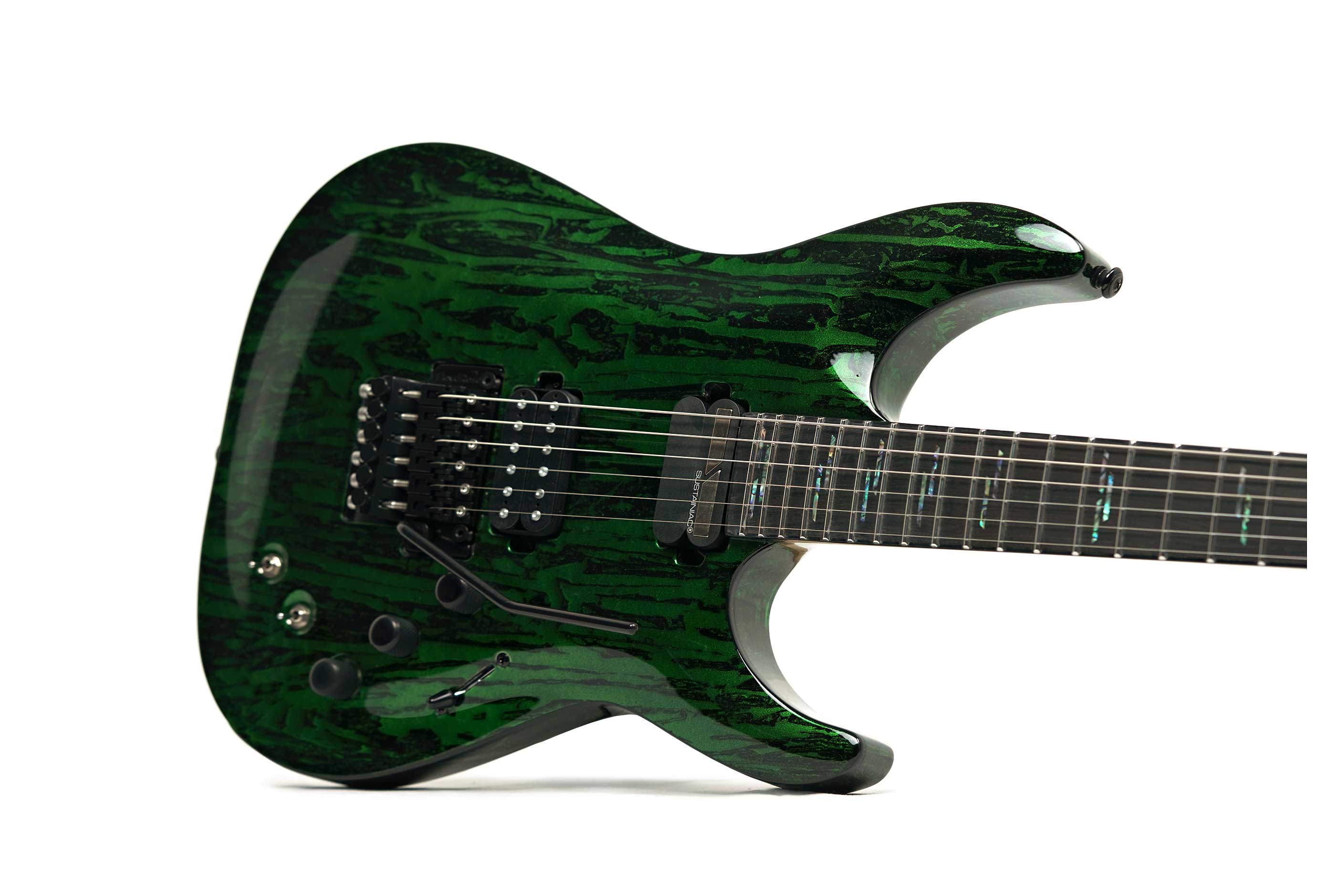 Schecter C-1 FR-S Silver Mountain Toxic Venom #W22091094