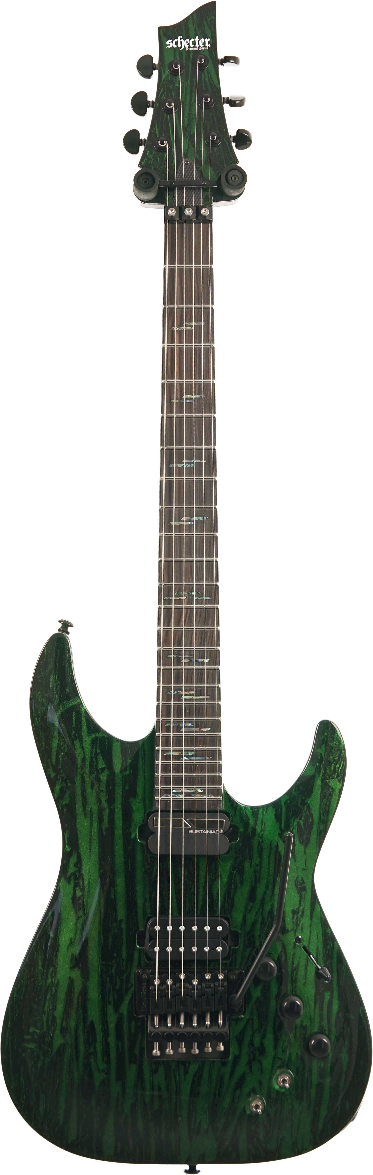 Schecter C-1 FR-S Silver Mountain Toxic Venom #W22110194