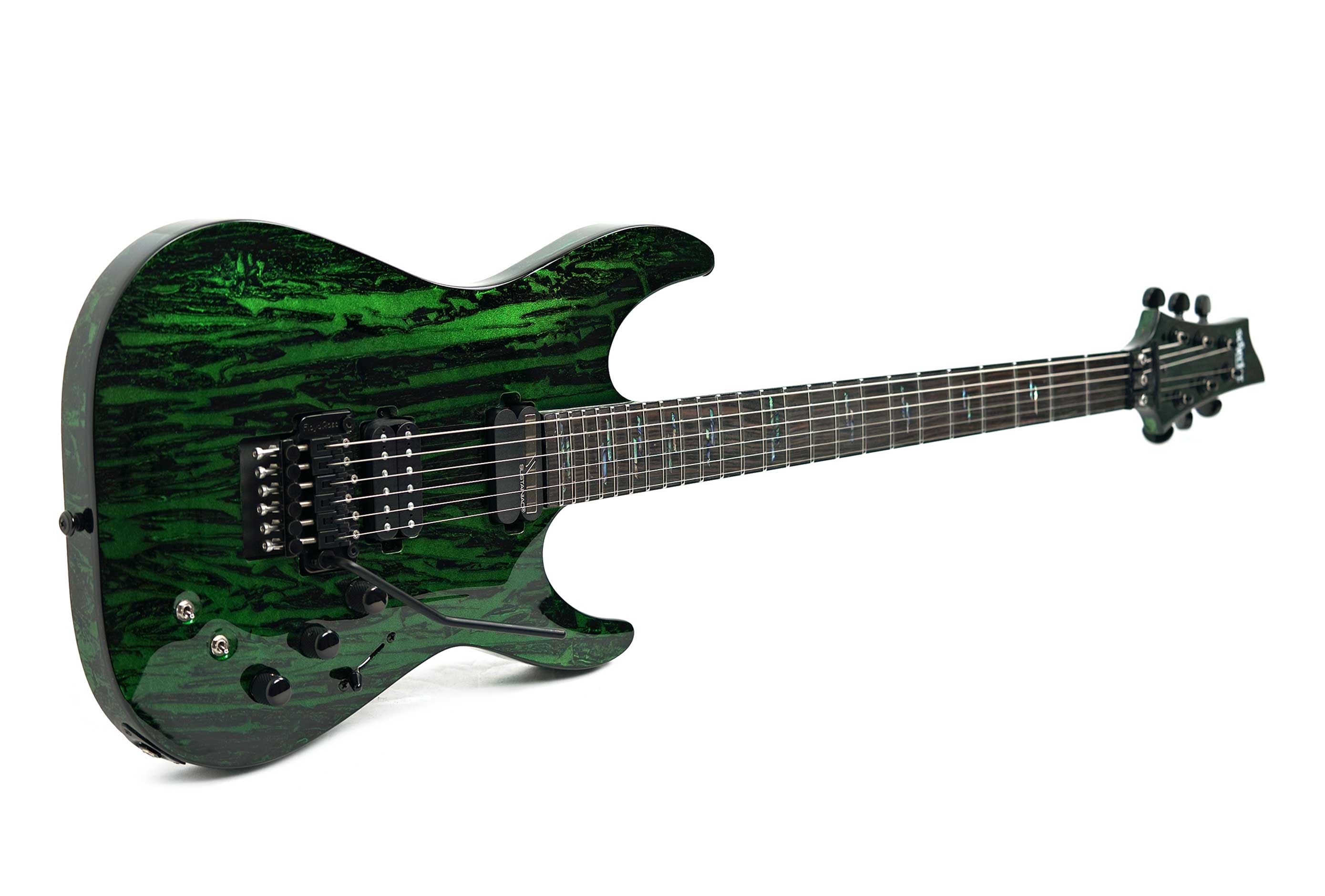 Schecter C-1 FR-S Silver Mountain Toxic Venom #W22110194